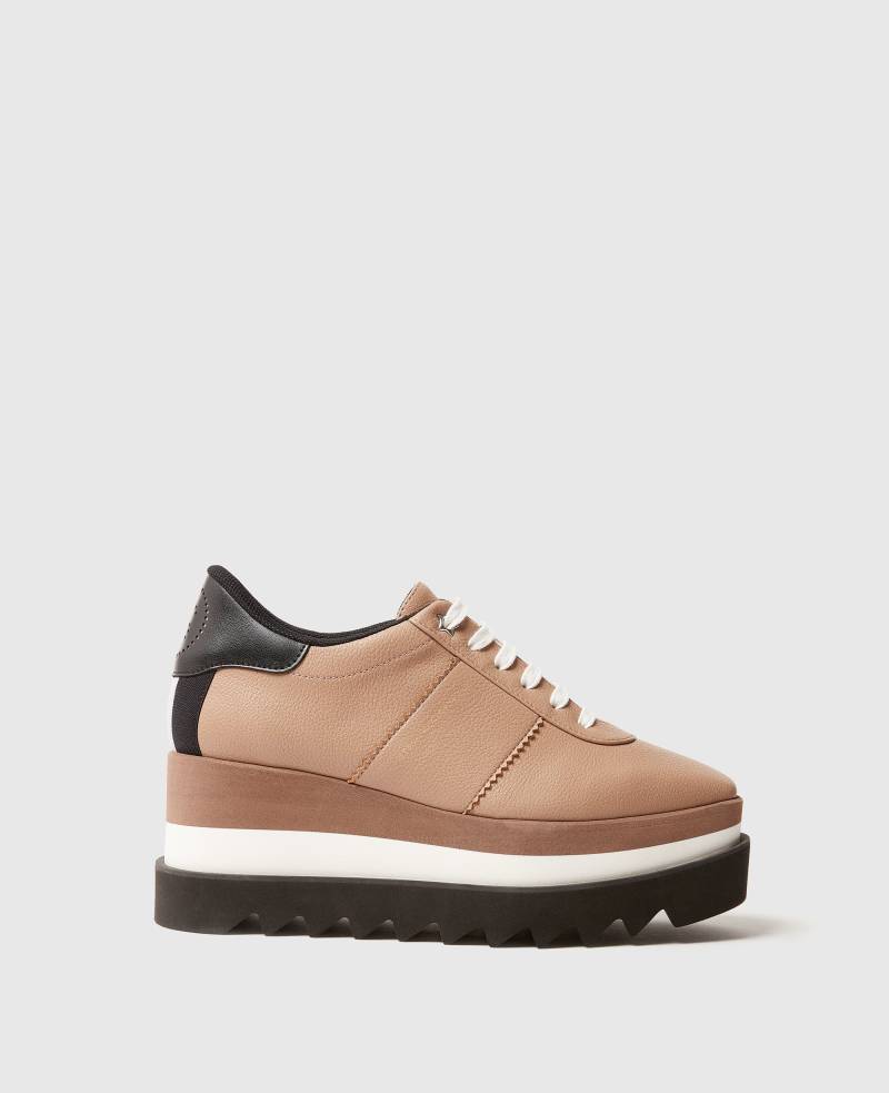 Stella McCartney - Plateau Turnschuhe Sneak Elyse, Frau, Taupe, Größe: 40h von Stella McCartney