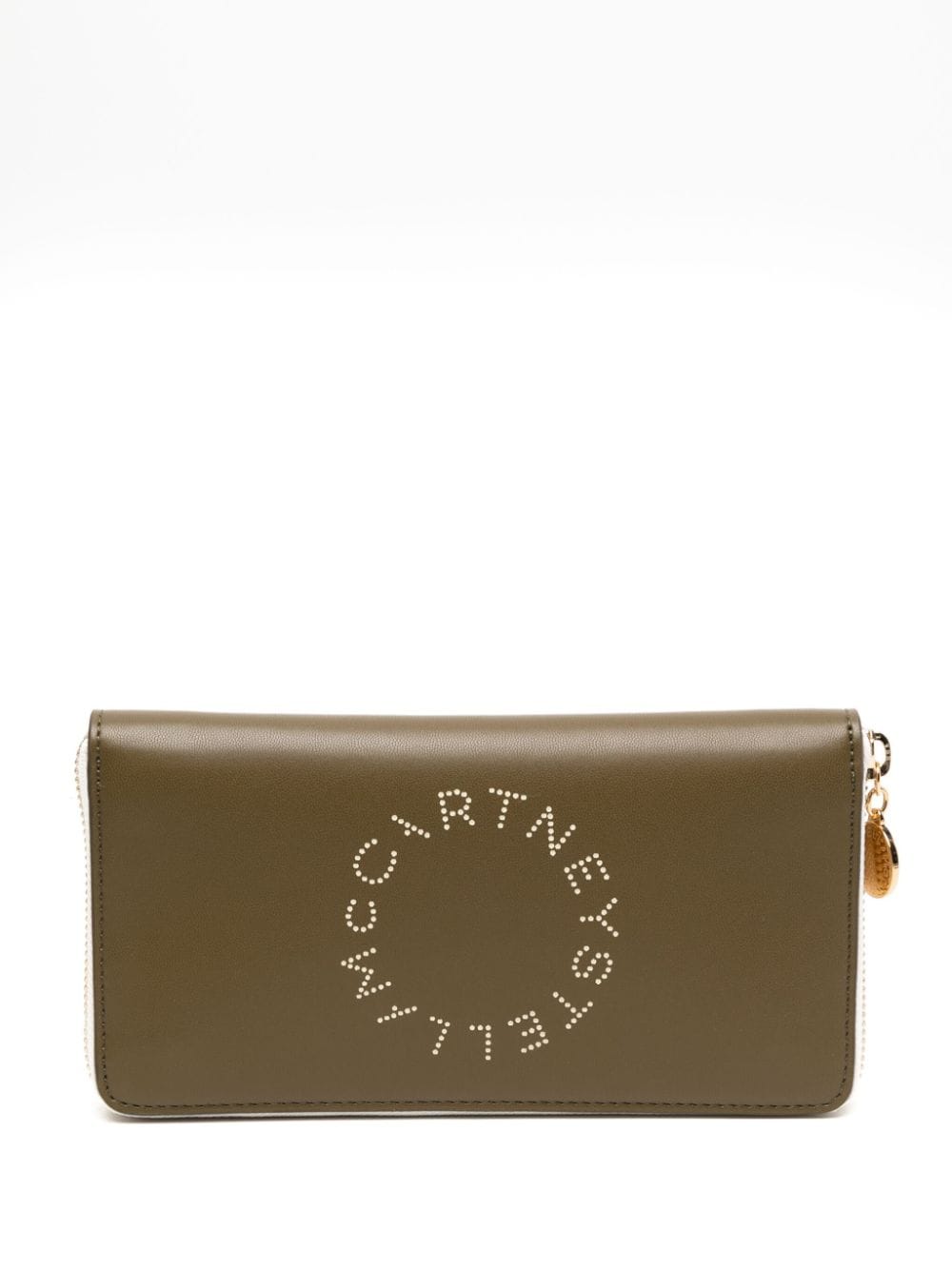 Stella McCartney Portemonnaie mit Logo-Print - Grün von Stella McCartney