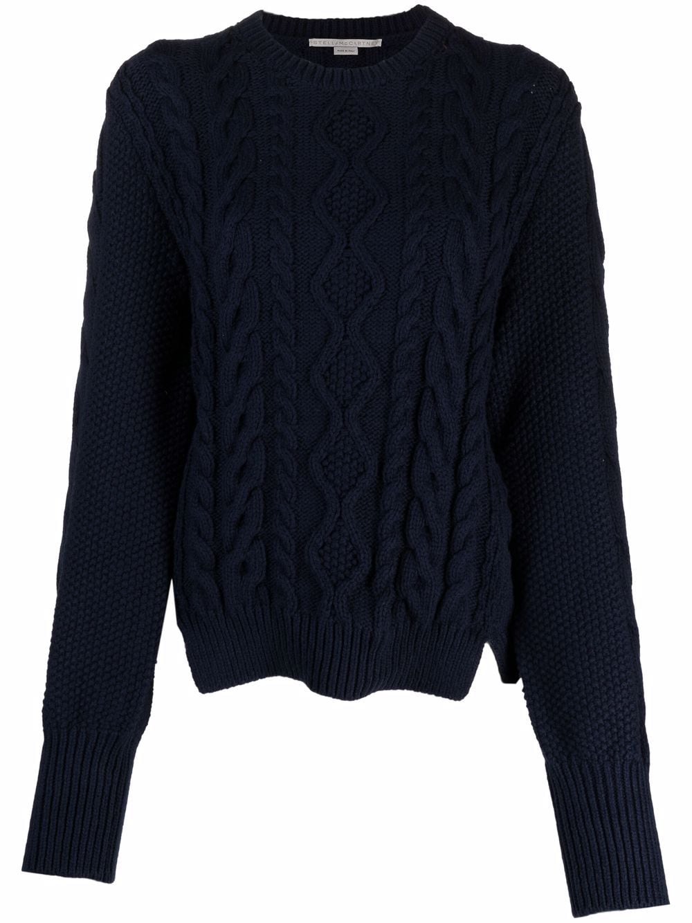 Stella McCartney Pullover mit Zopfmuster - Blau von Stella McCartney