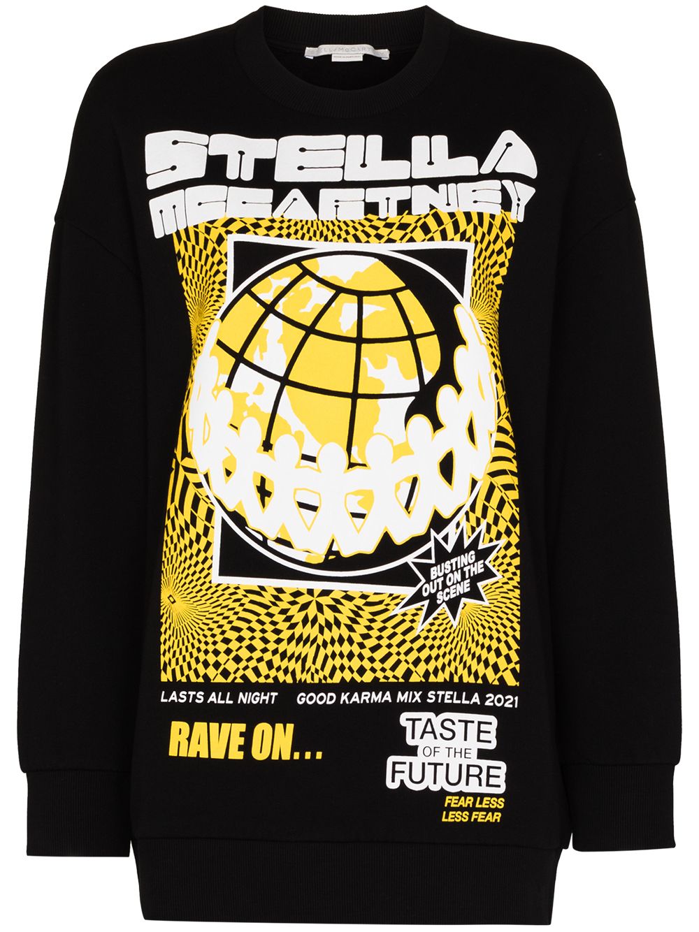 Stella McCartney Rave Sweatshirt - Schwarz von Stella McCartney