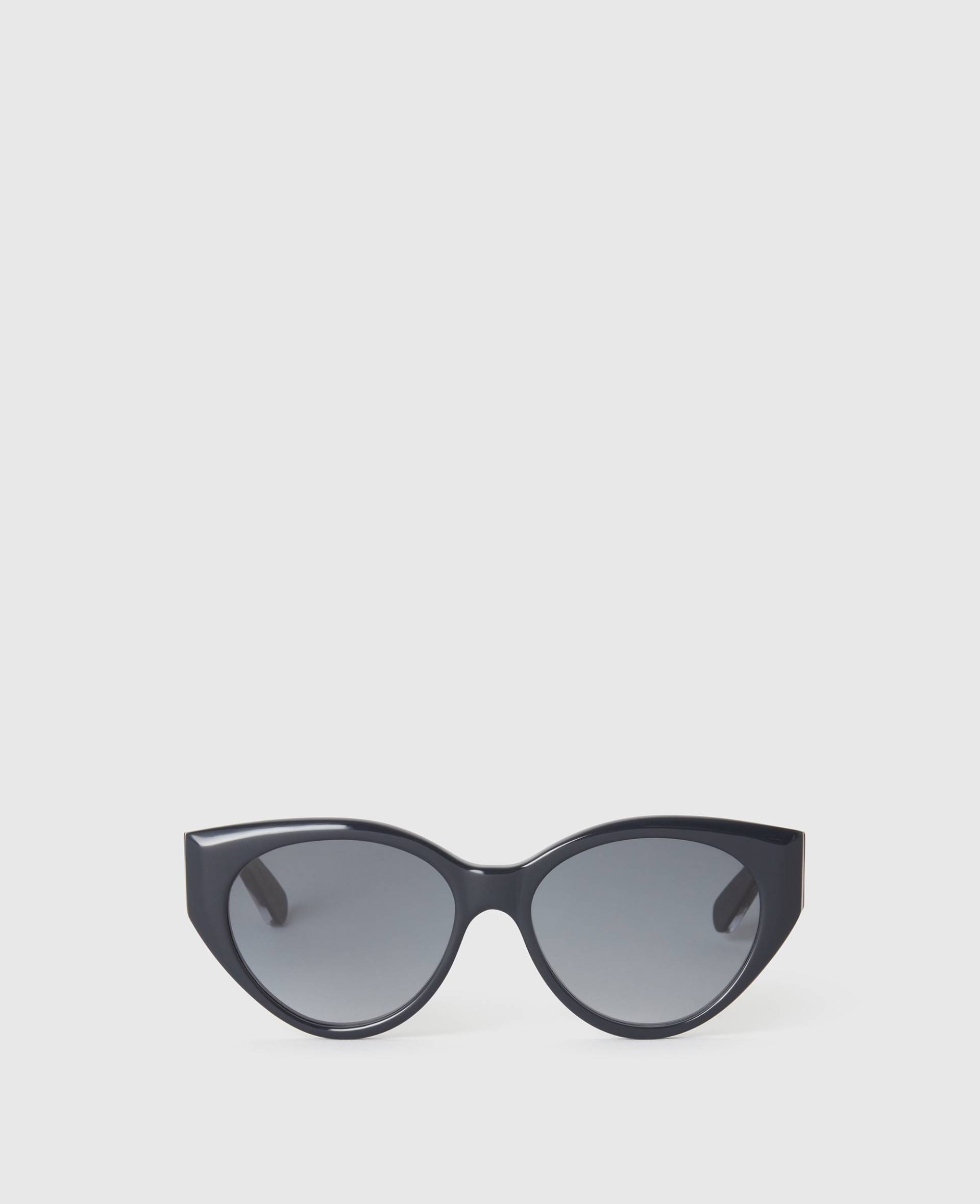 Stella McCartney - Round Cat-Eye Sunglasses, Frau, Midnight Blue Stella McCartney - Round Cat-Eye Sunglasses, Frau, Midnight Blue von Stella McCartney