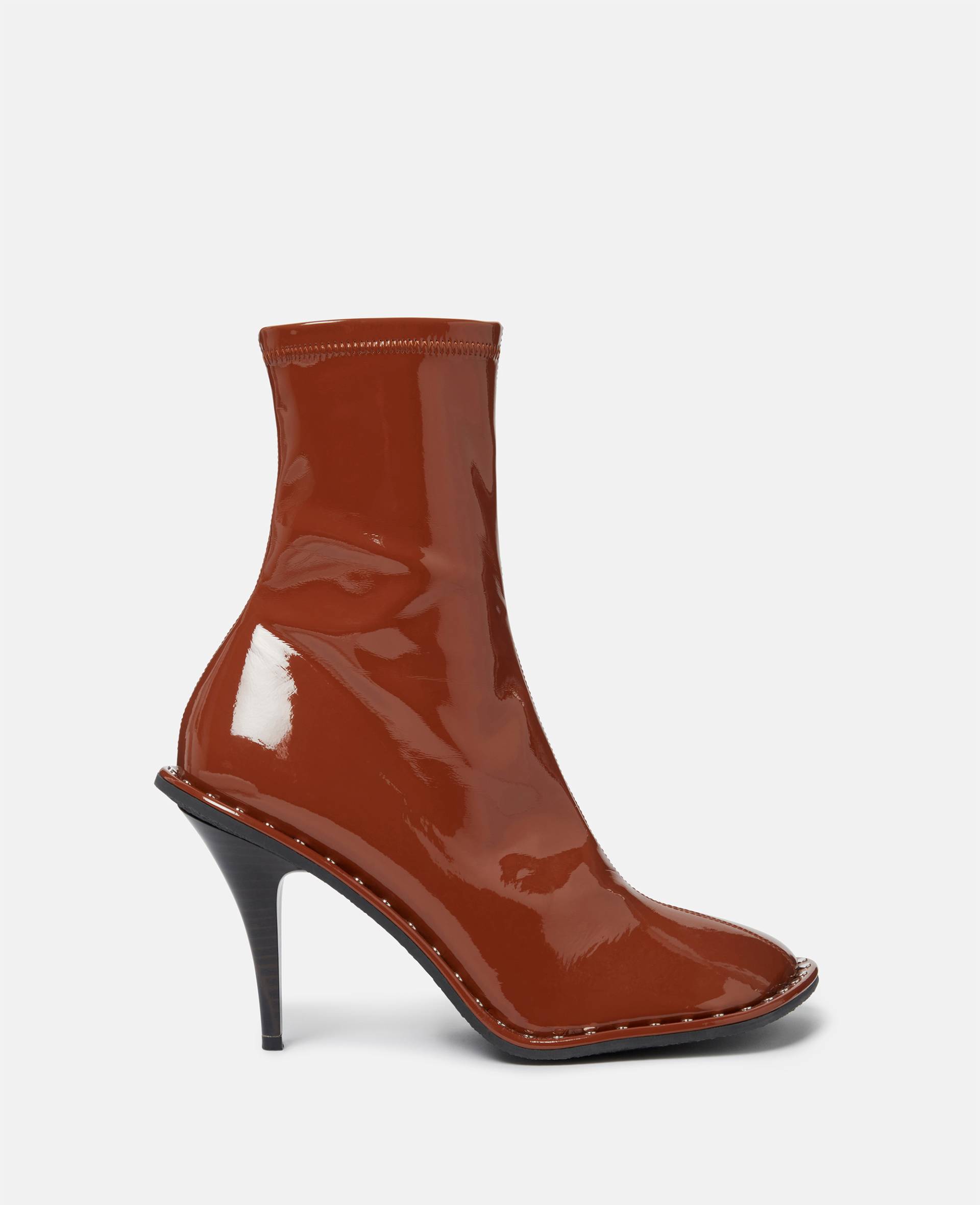 Stella McCartney - Ryder Lackierte Stiletto-Stiefel, Frau, Tan, Größe: 36h von Stella McCartney