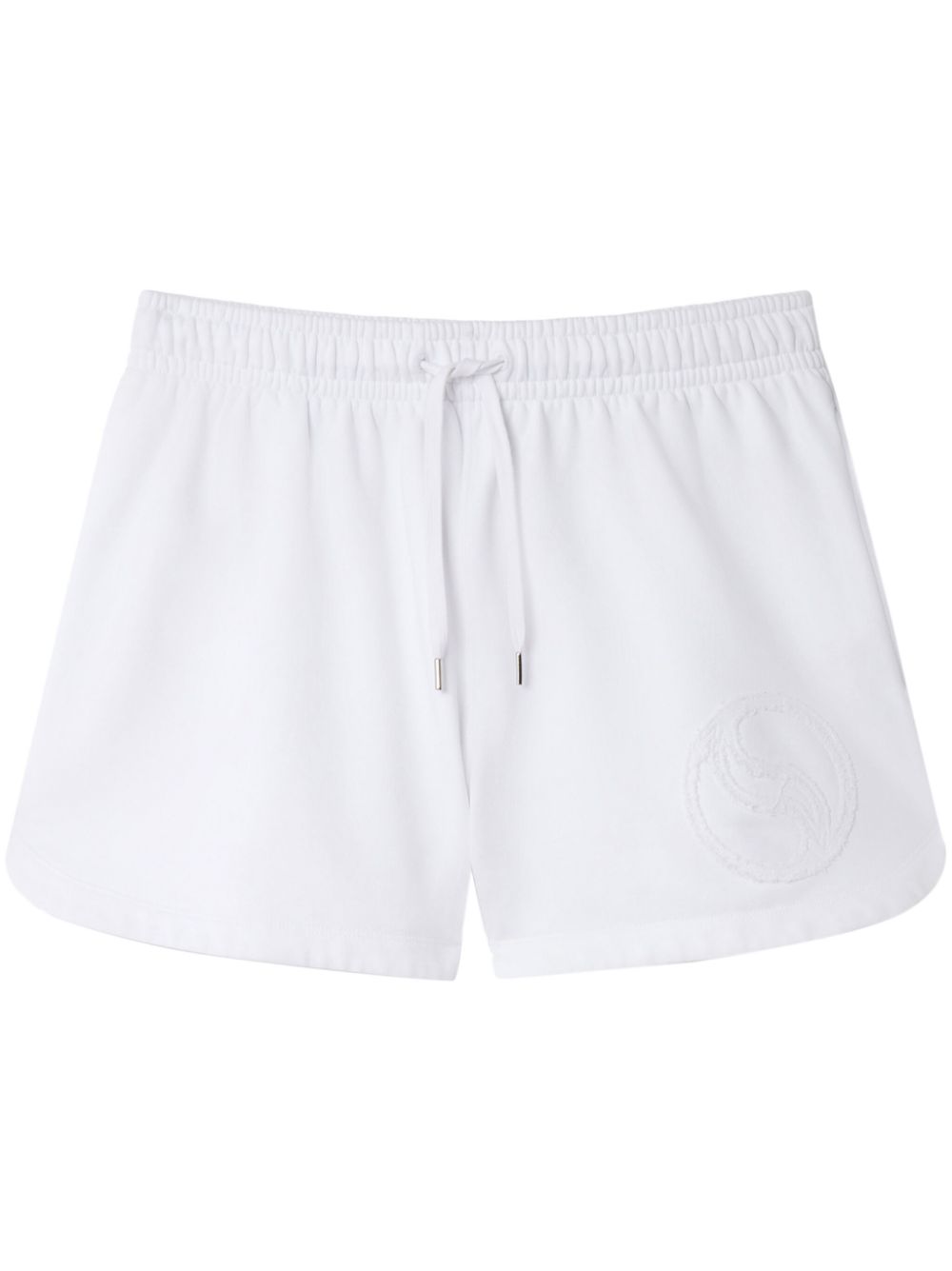 Stella McCartney S-Wave Jersey-Shorts mit Kordelzug - Weiß von Stella McCartney