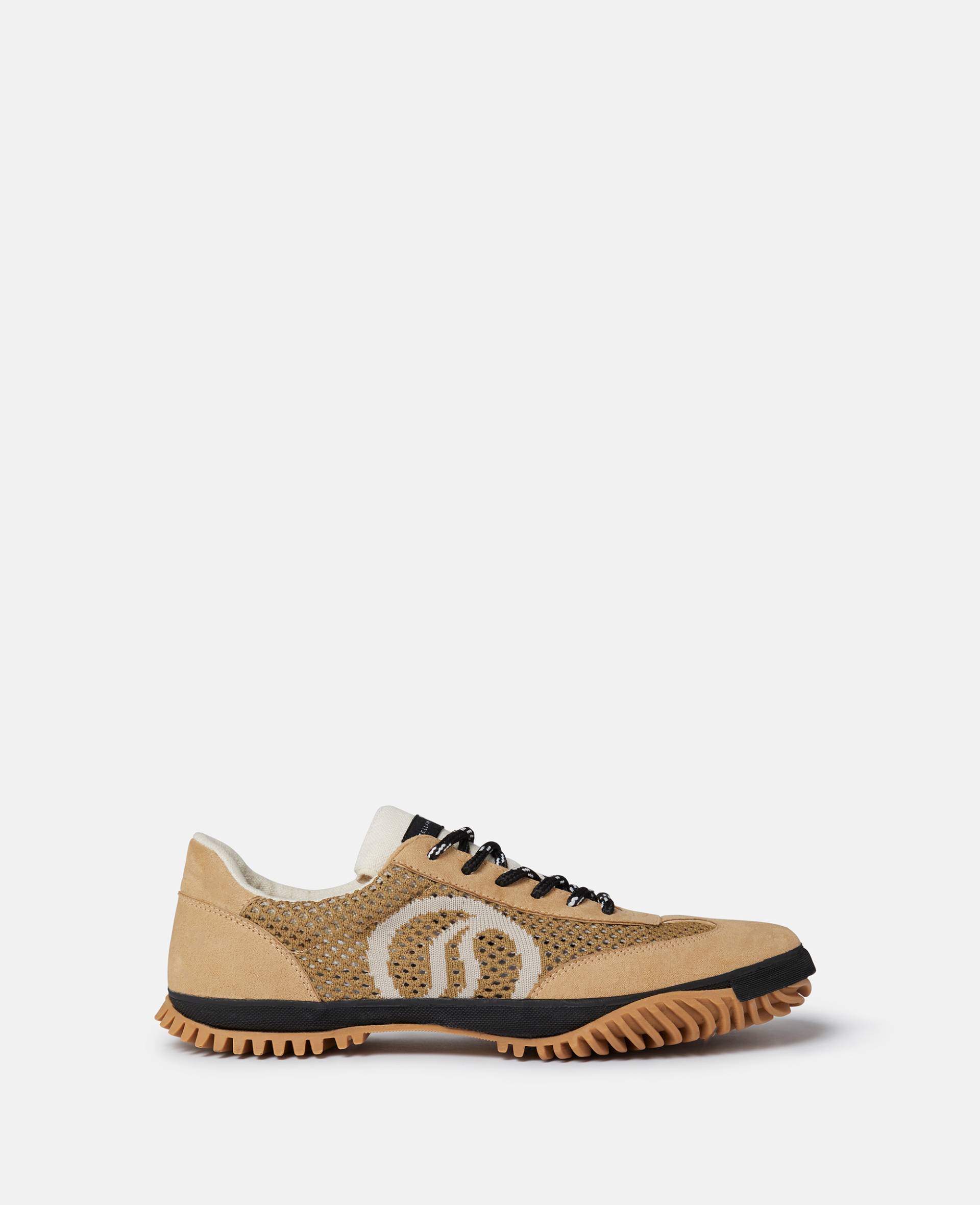 Stella McCartney - S-Wave Sneakers mit Sport Mesh, Frau, Pecan brown, Größe: 37 von Stella McCartney