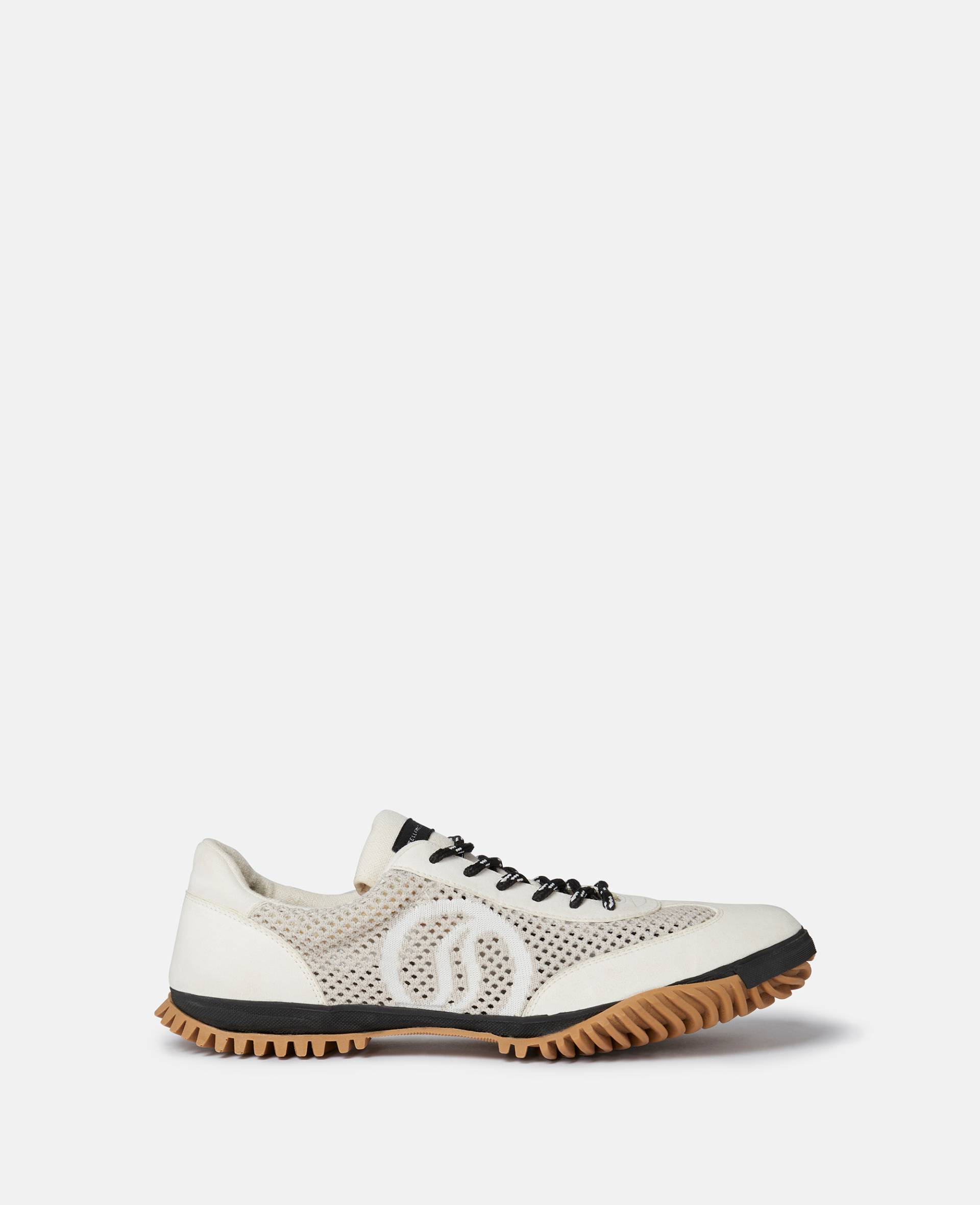 Stella McCartney - S-Wave Sneakers mit Sport Mesh, Frau, Pure white, Größe: 35 von Stella McCartney