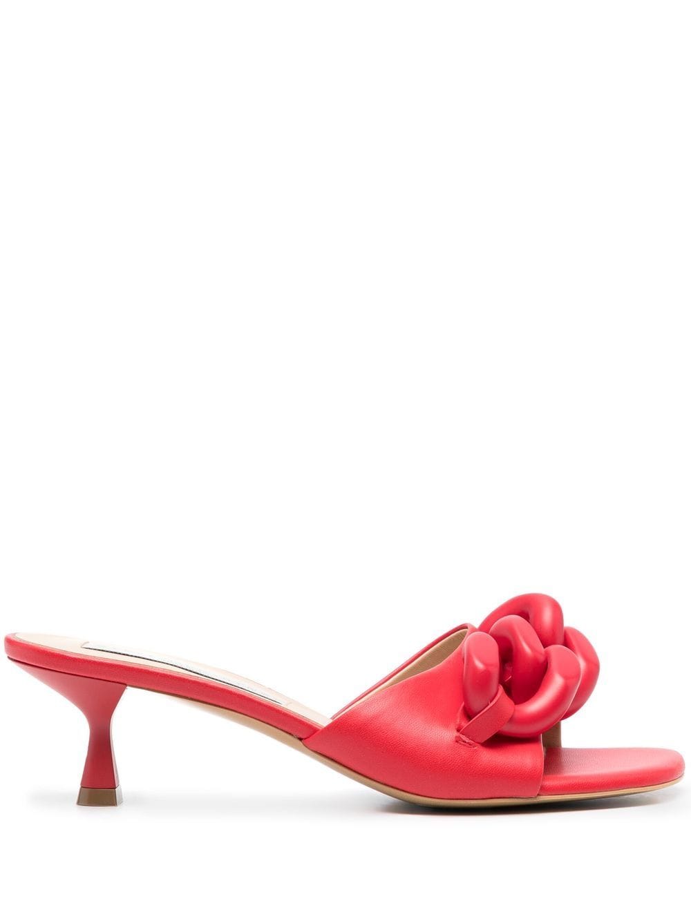 Stella McCartney Sandalen mit Kettendetail 60mm - Rot von Stella McCartney