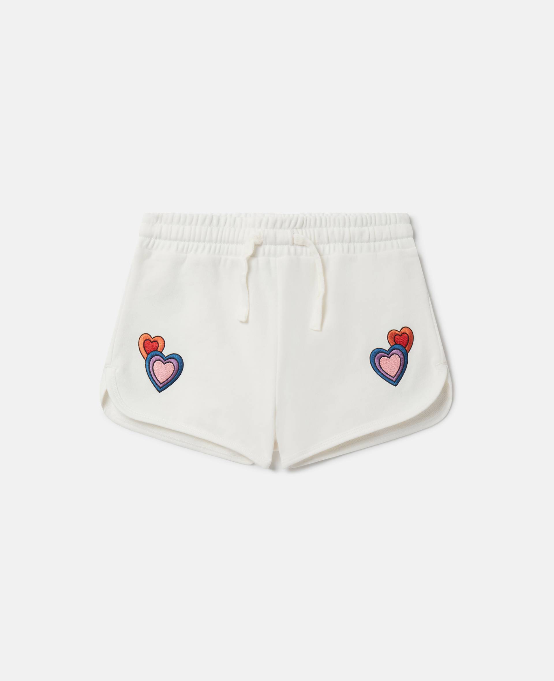 Stella McCartney - Shorts mit I Love You-Stickerei, I Love You, Größe: 3 von Stella McCartney