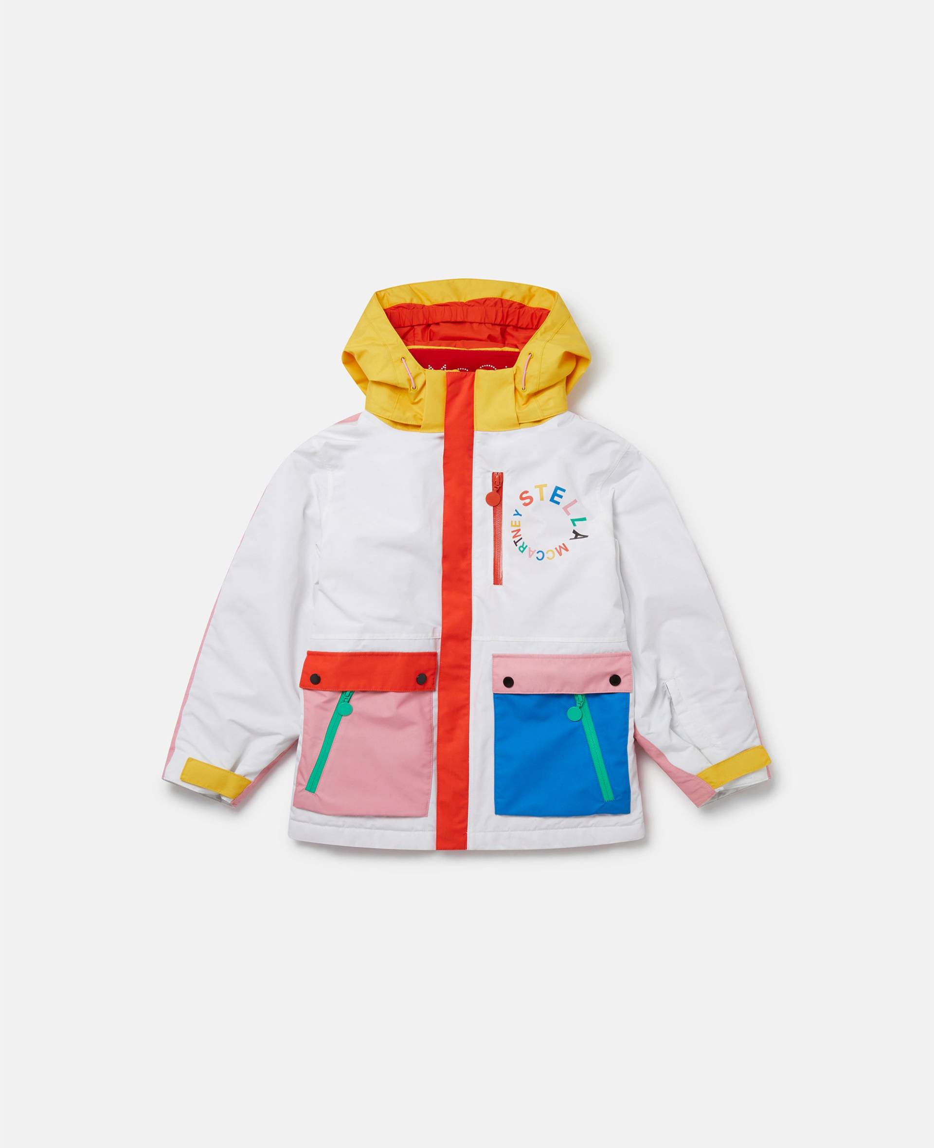 Stella McCartney - Skijacke im Colourblock Design, Frau, Mehrfarbig, Größe: 14 von Stella McCartney