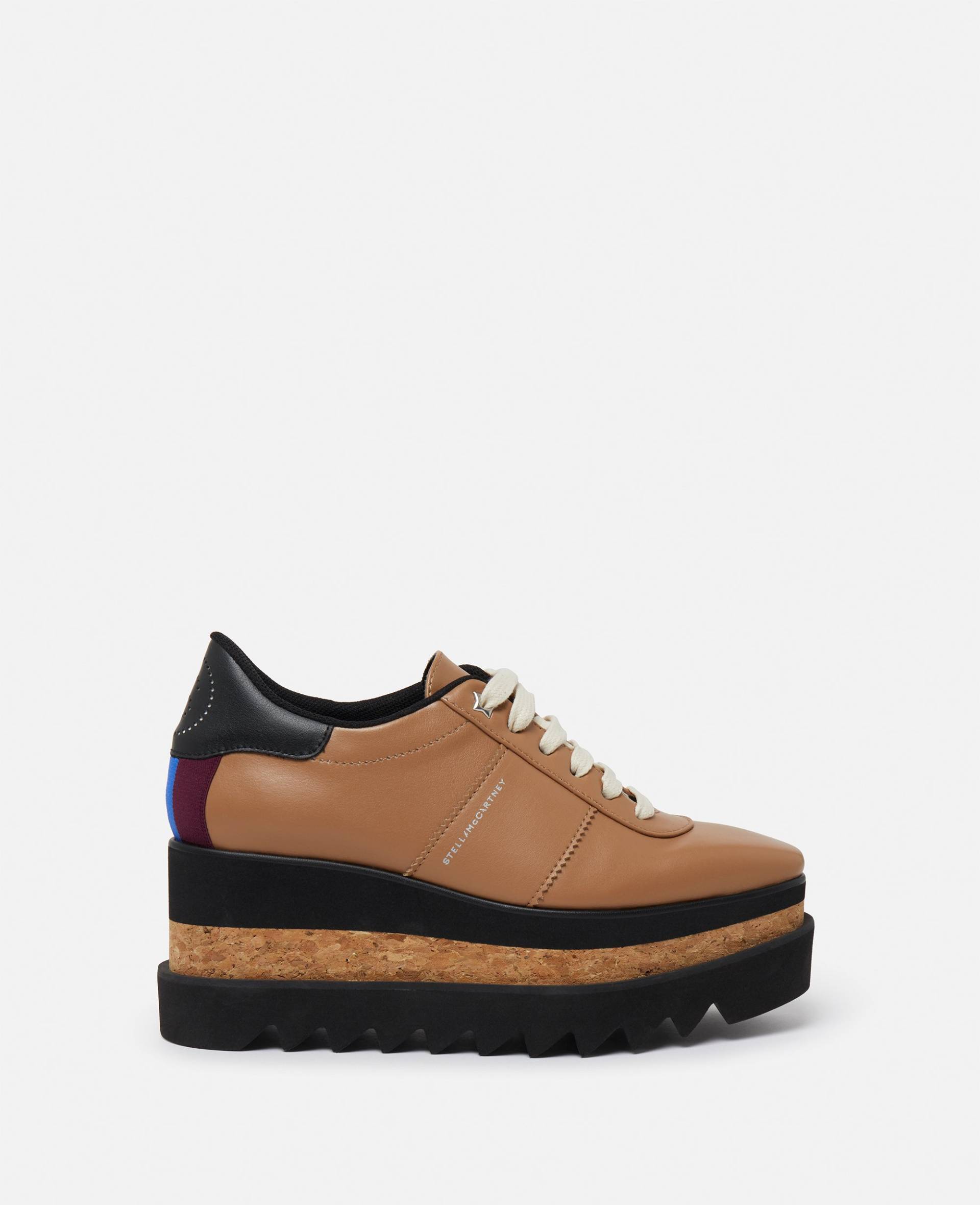 Stella McCartney - Sneak-Elyse Plateau-Sneaker, Frau, Brandy, Größe: 34h von Stella McCartney