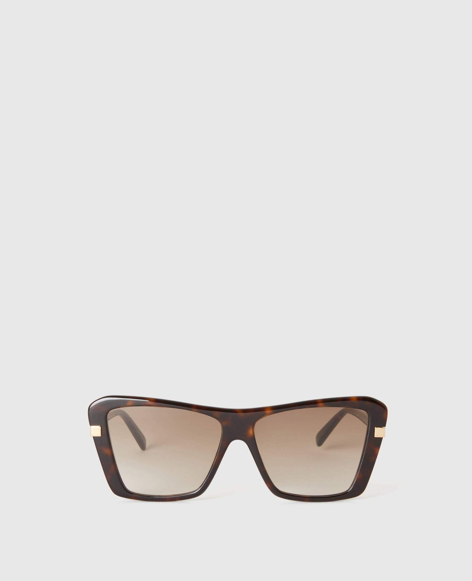 Stella McCartney - Square Cat-Eye Sunglasses, Frau, Dark Havana Stella McCartney - Square Cat-Eye Sunglasses, Frau, Dark Havana von Stella McCartney
