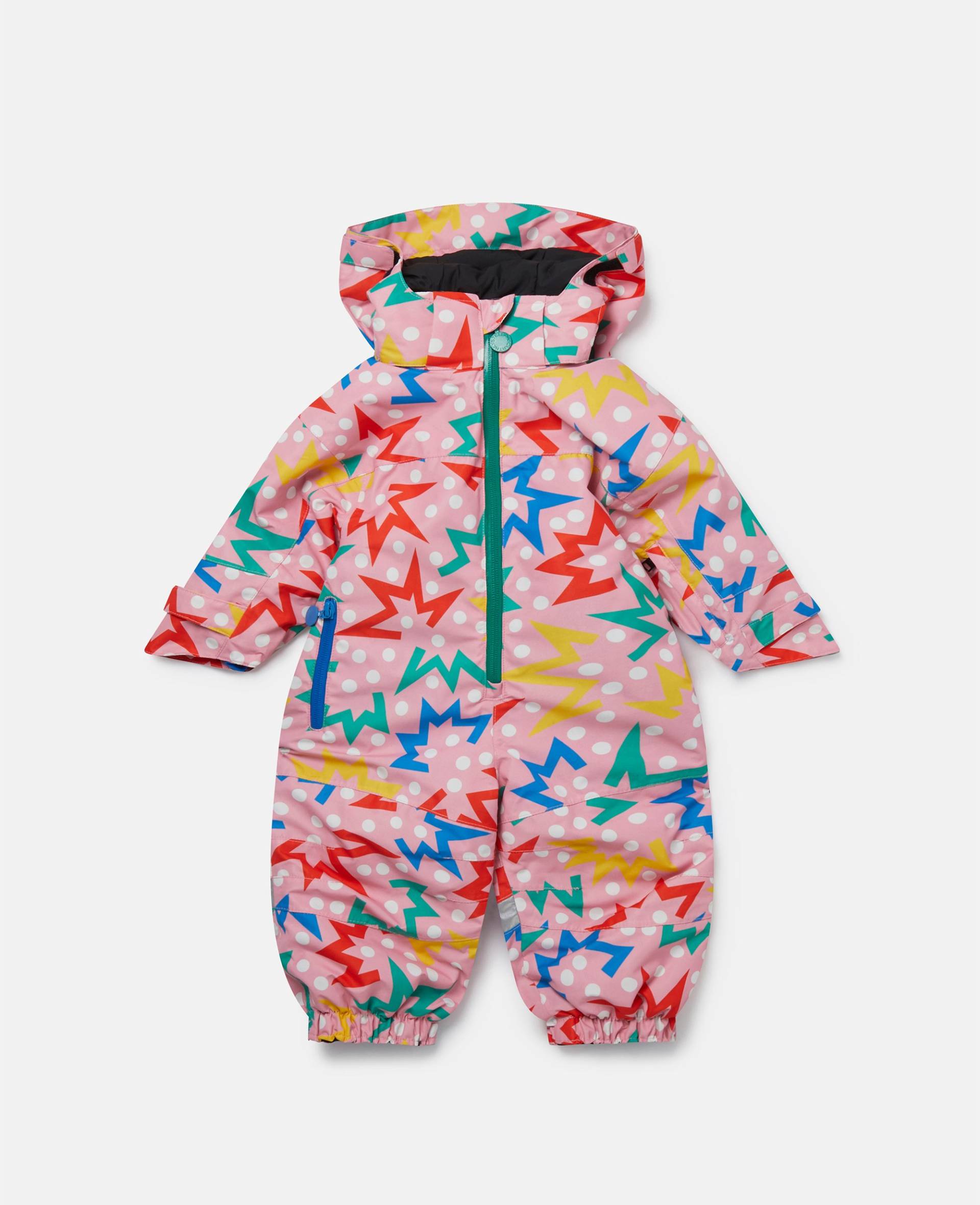 Stella McCartney - Starburst Print Padded Pramsuit, Frau, Pink Multicolour, Größe: 24m von Stella McCartney