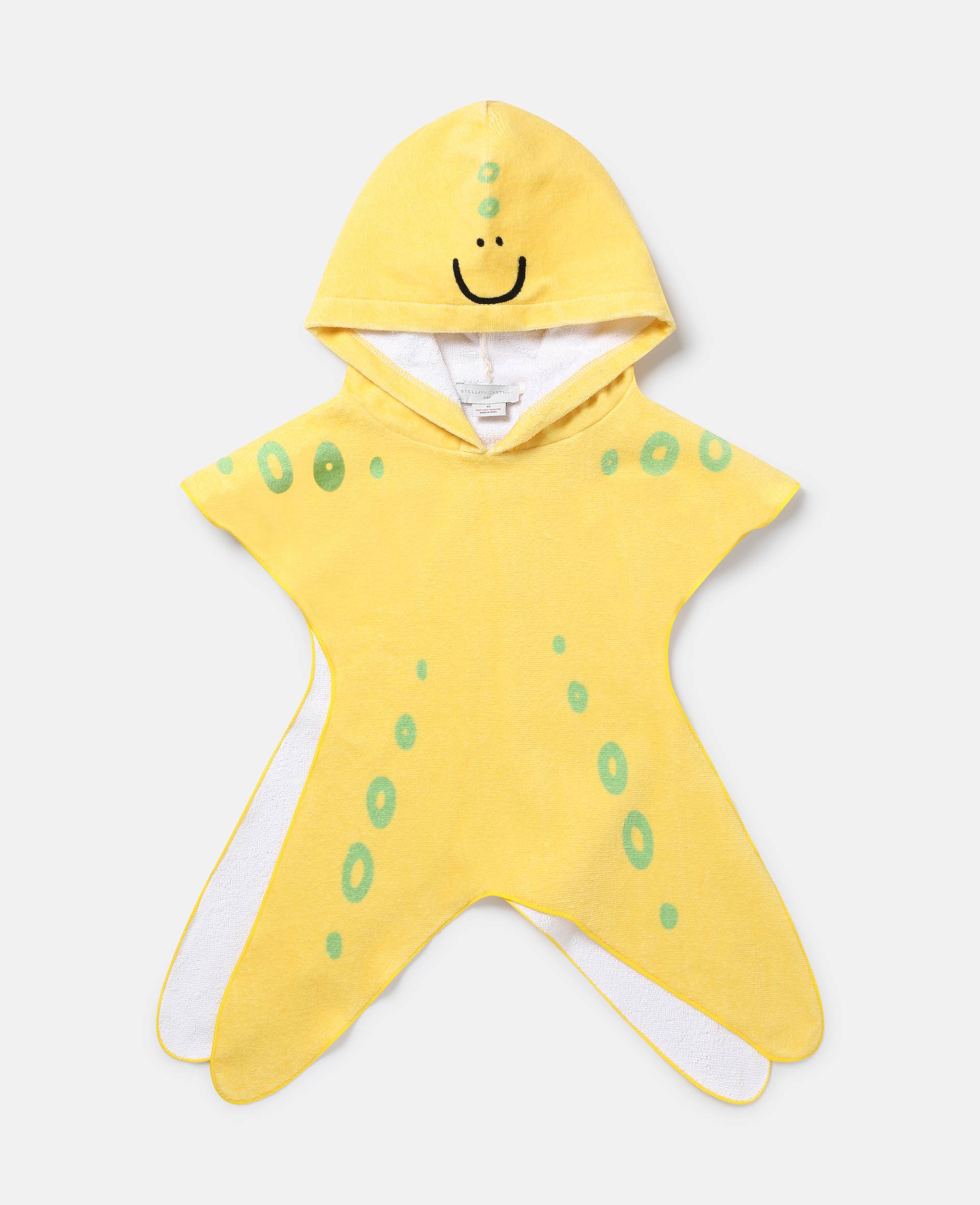 Stella McCartney - Starfish Hooded Towel, Frau, Yellow von Stella McCartney