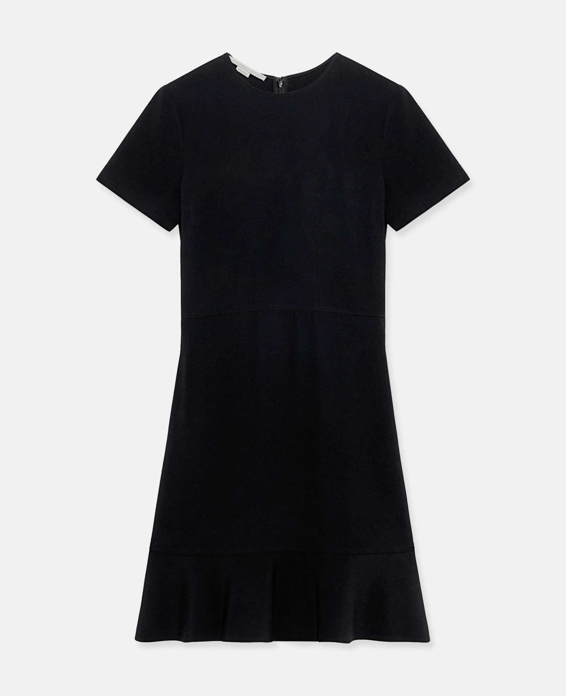 Stella McCartney - Stella Iconics Kleid aus Stretch Cady, Frau, Schwarz, Größe: 36 Stella McCartney - Stella Iconics Kleid aus Stretch Cady, Frau, Schwarz, Größe: 36 von Stella McCartney