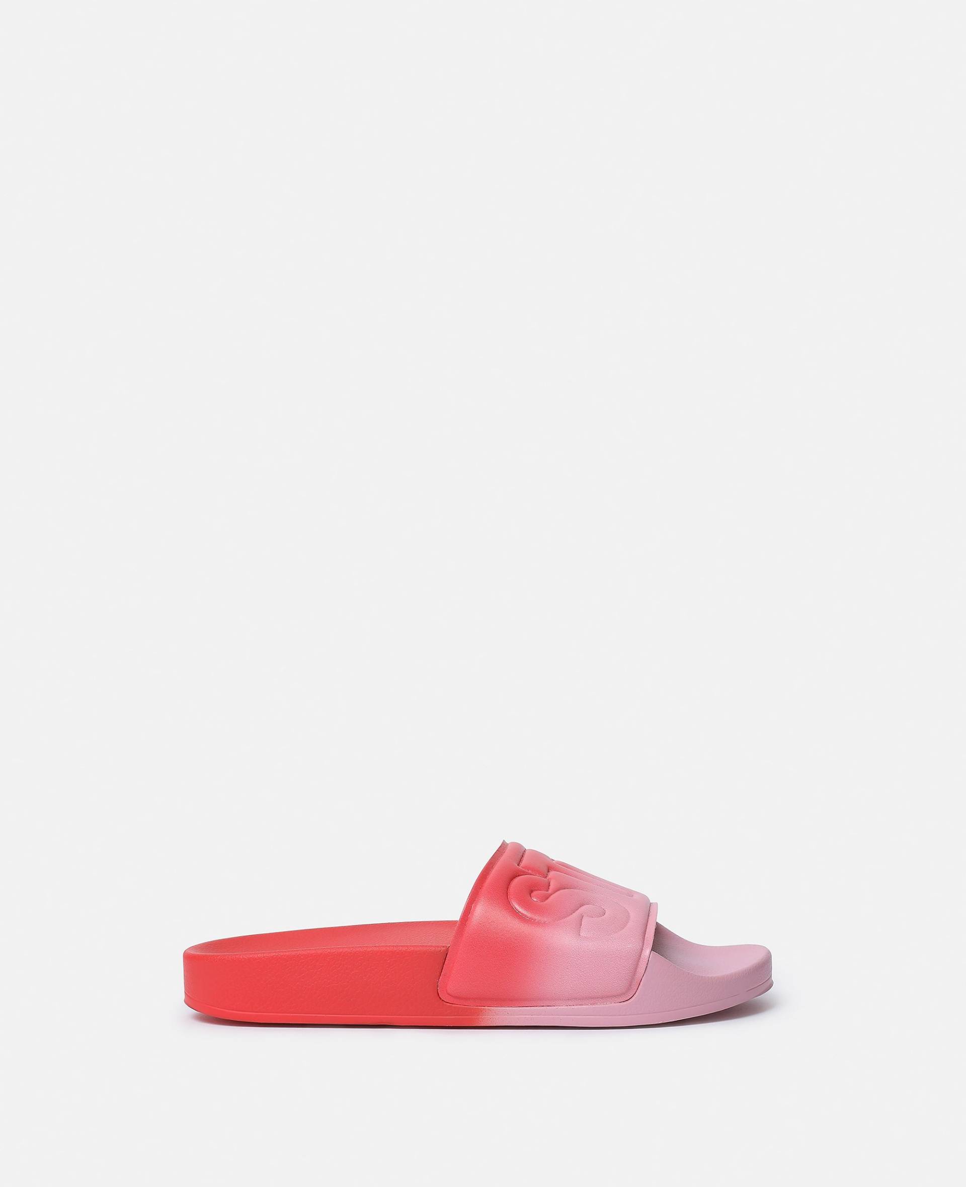 Stella McCartney - Stella Pool-Slides mit Farbverlauf, Frau, Rot/Rosa, Größe: 29 von Stella McCartney