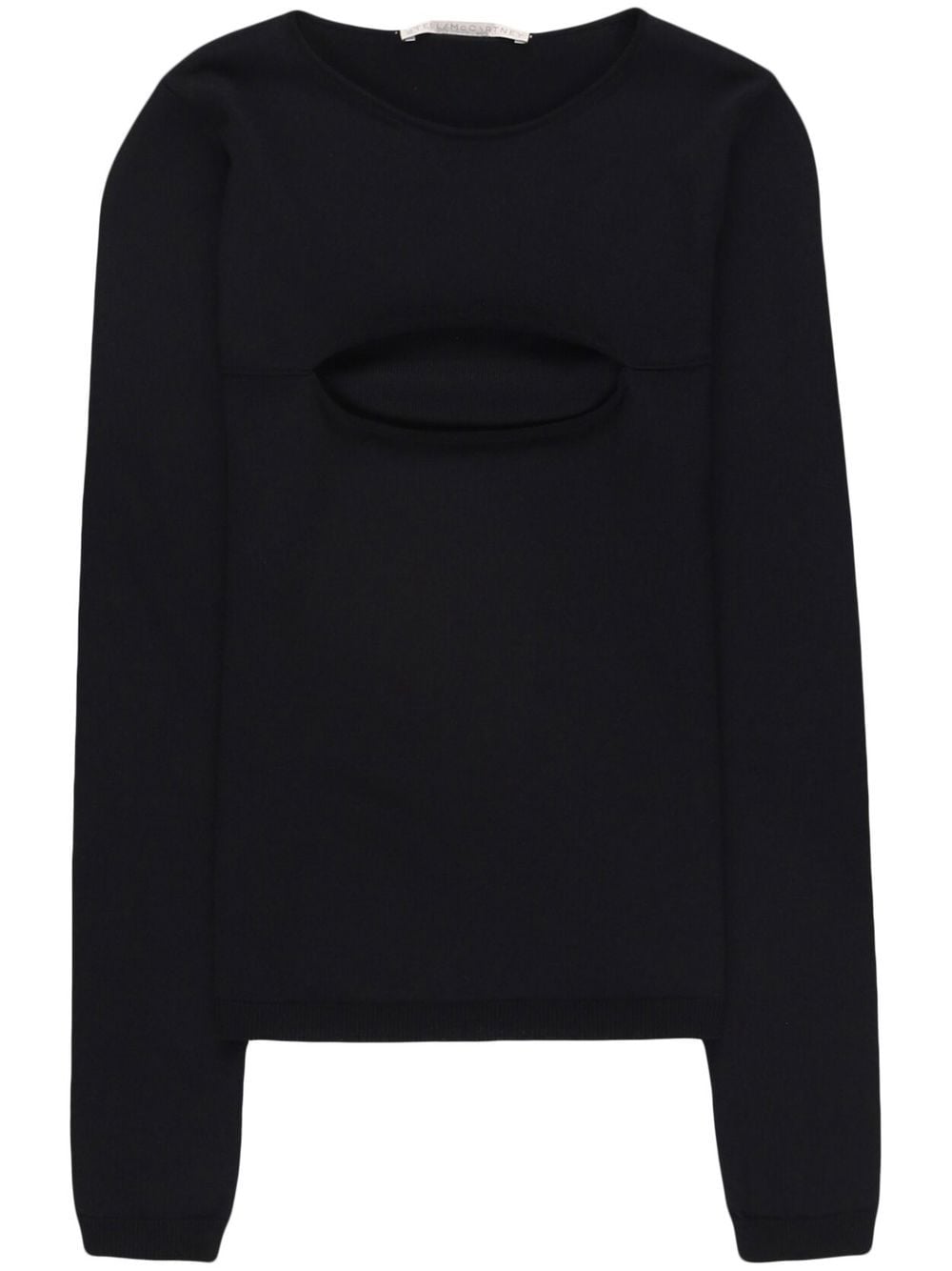 Stella McCartney Strickoberteil mit Cut-Out - Schwarz von Stella McCartney