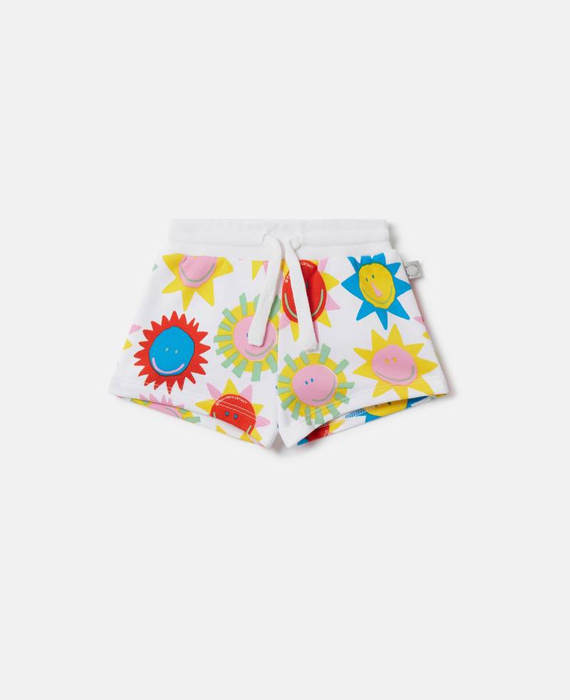 Stella McCartney - Sunshine Print Shorts, Frau, White Multicolour, Größe: 24m von Stella McCartney