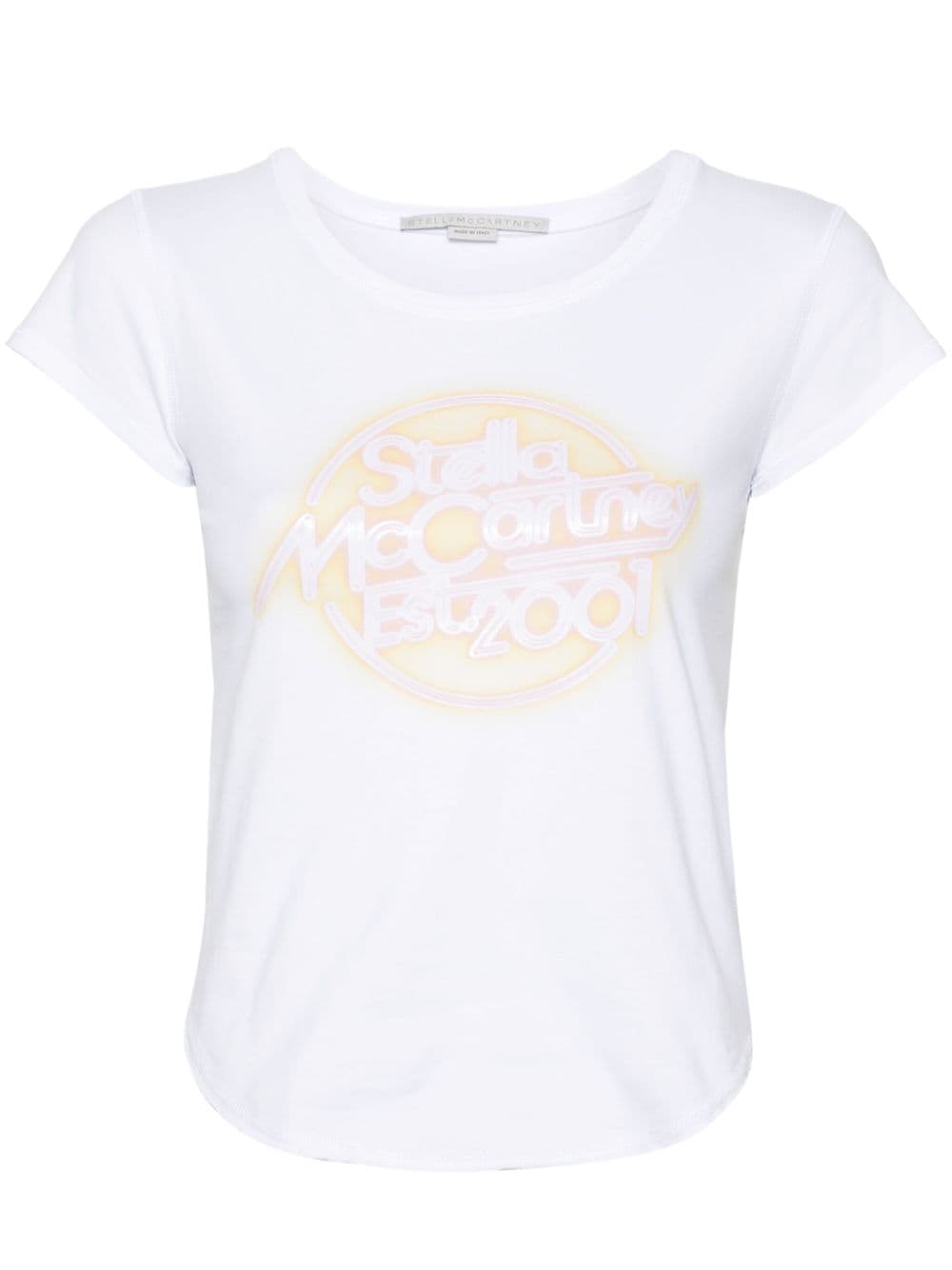 Stella McCartney T-Shirt mit Logo-Print - Weiß von Stella McCartney