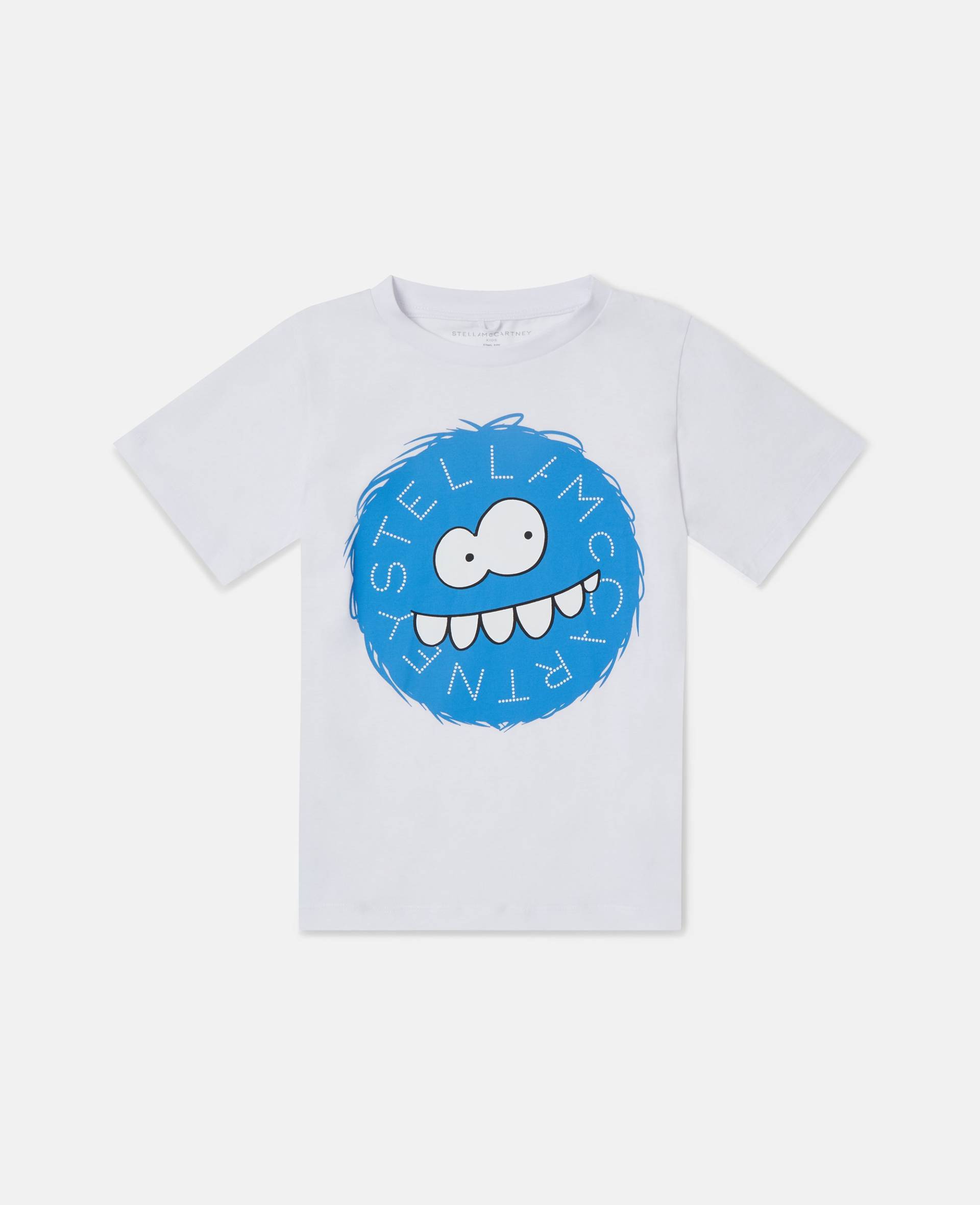 Stella McCartney - T-Shirt mit Monster-Grafik, Reines Weiß, Größe: 8 Stella McCartney - T-Shirt mit Monster-Grafik, Reines Weiß, Größe: 8 von Stella McCartney