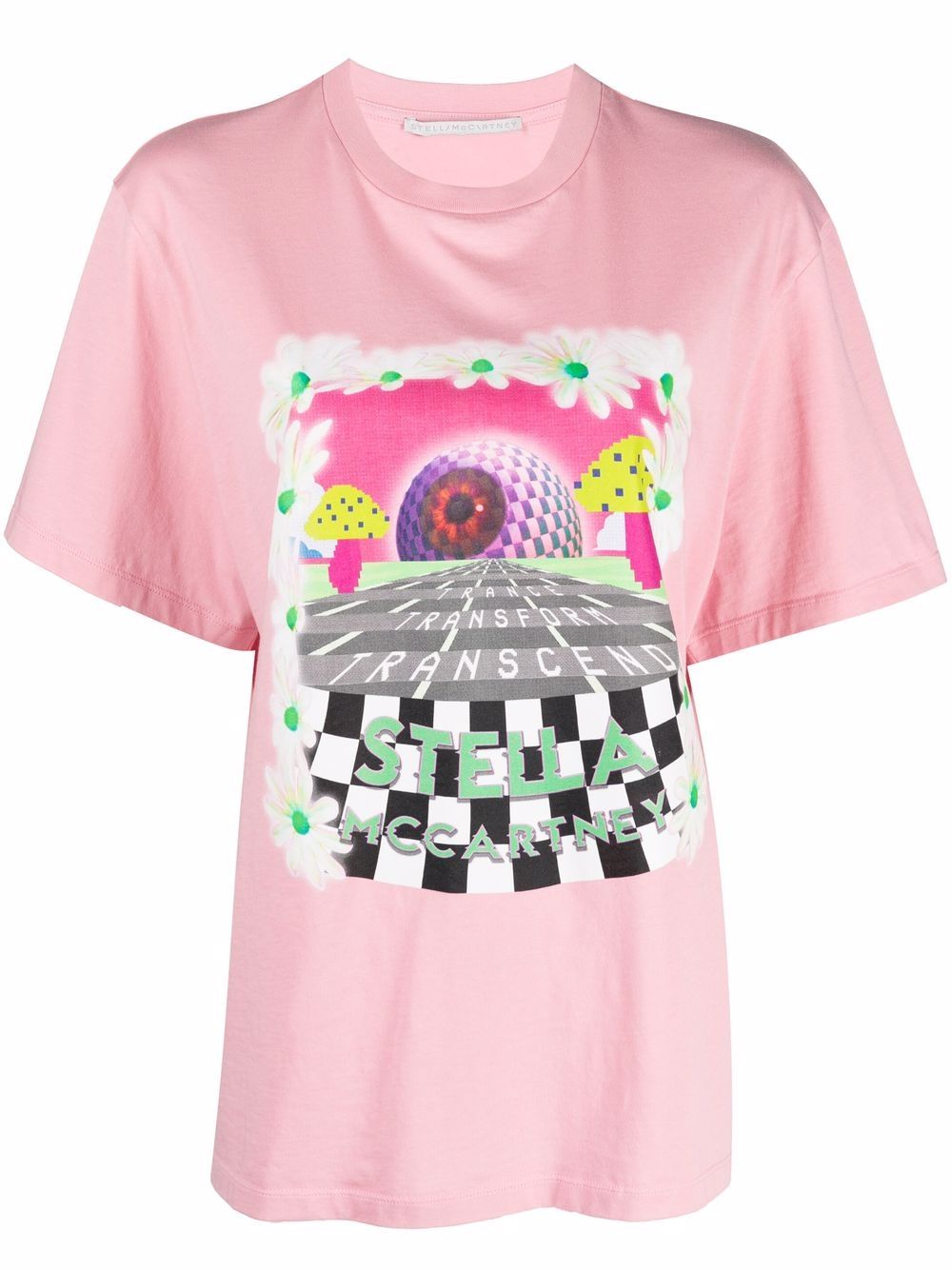 Stella McCartney T-Shirt mit grafischem Print - Rosa von Stella McCartney