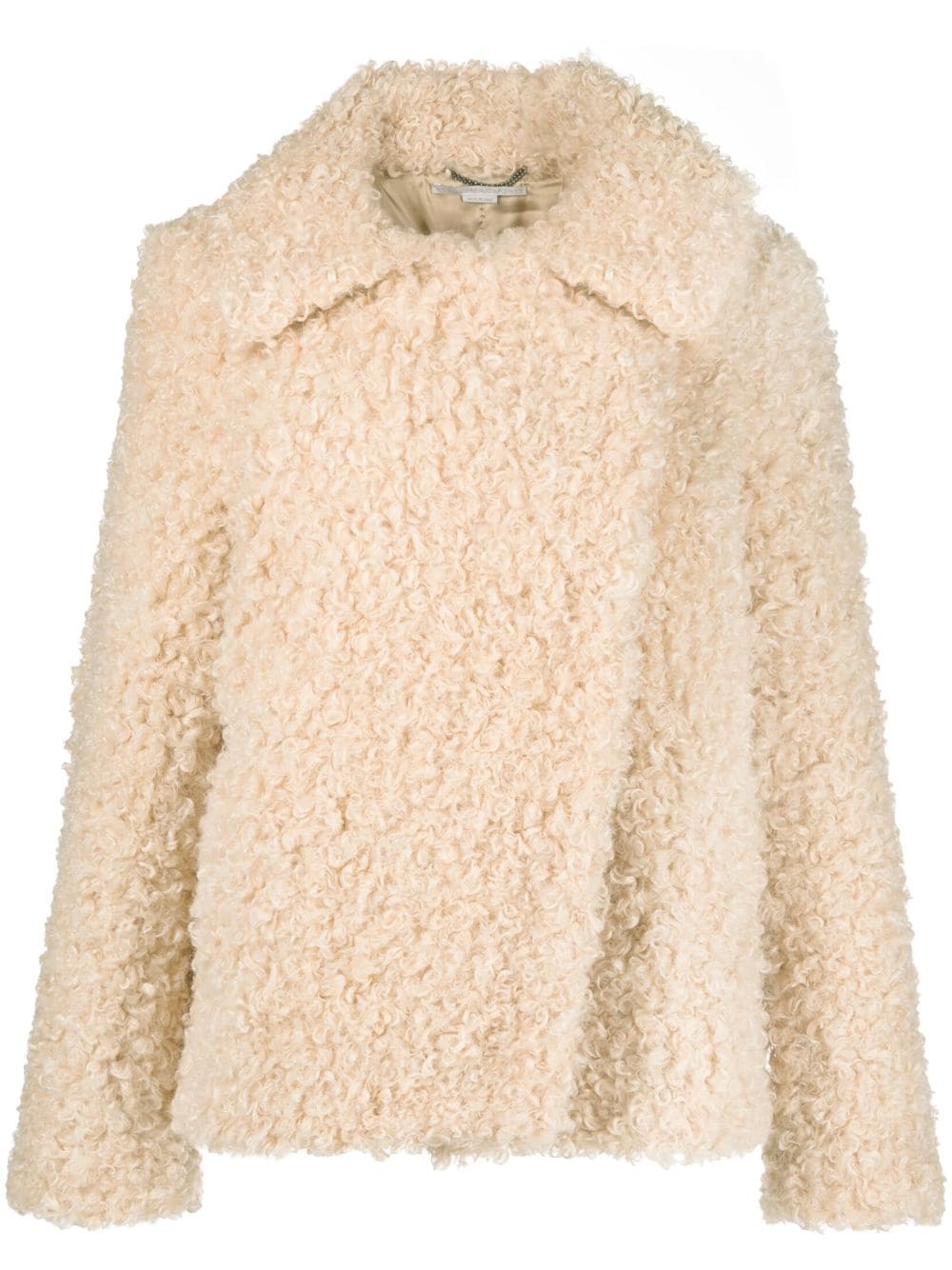 Stella McCartney Oversized-Mantel mit Teddy - Nude von Stella McCartney