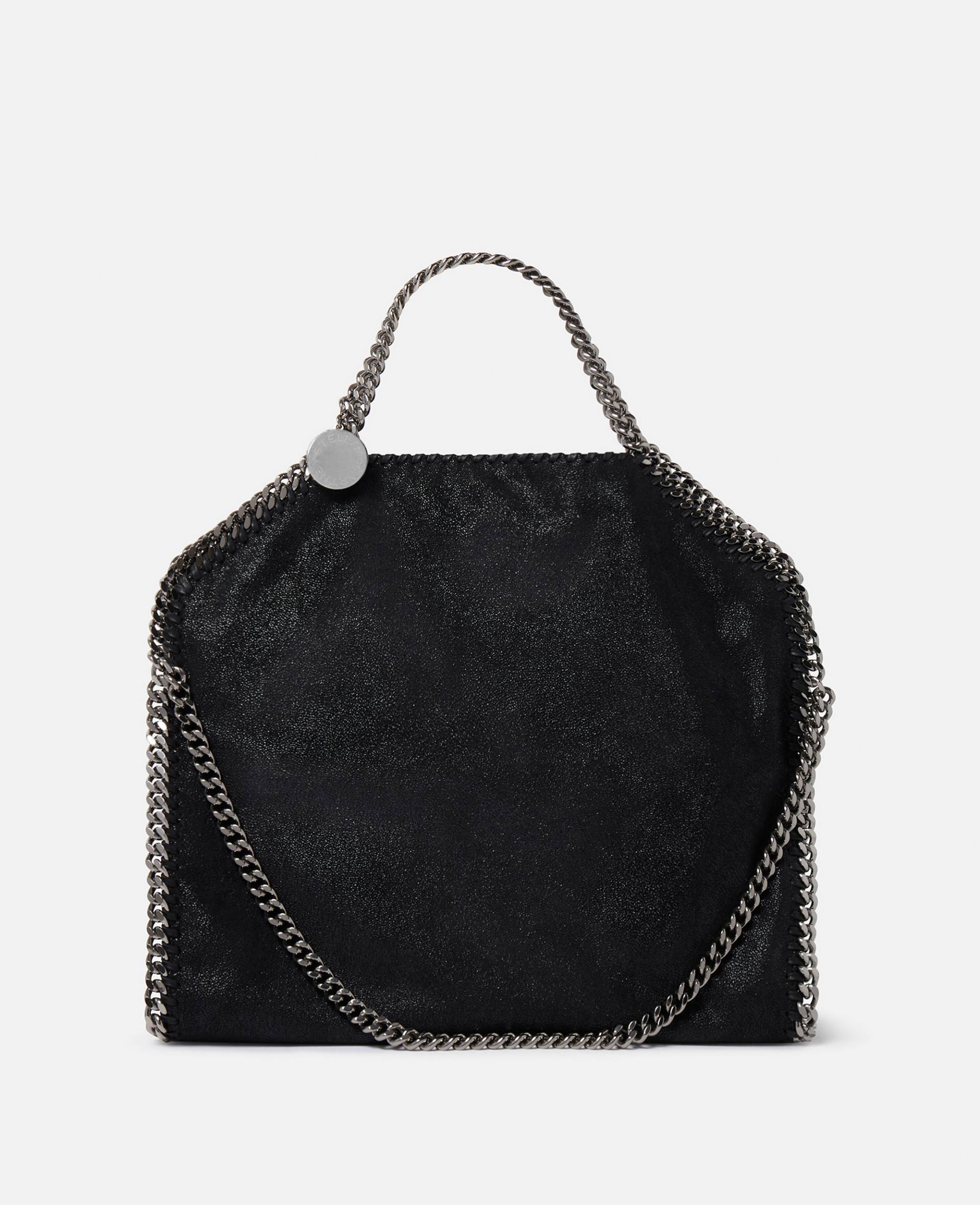 Stella McCartney - Tote Bag Falabella mit Ueberschlag, Frau, BLACK von Stella McCartney