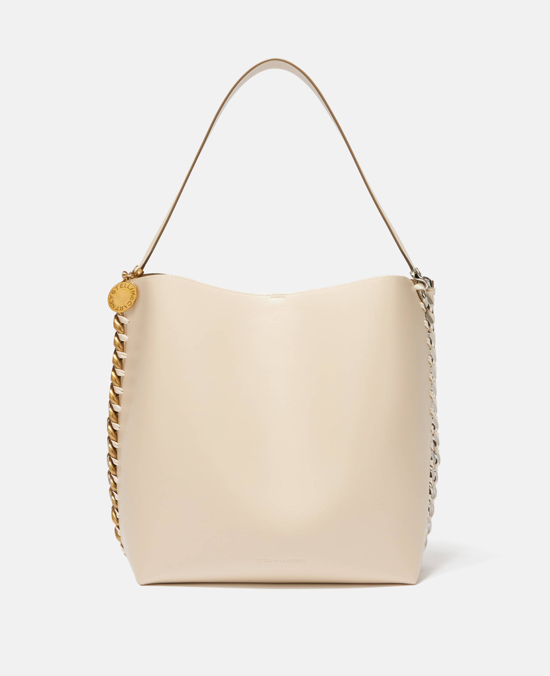 Stella McCartney - Frayme Tote Bag, Frau, Reines Weiß von Stella McCartney