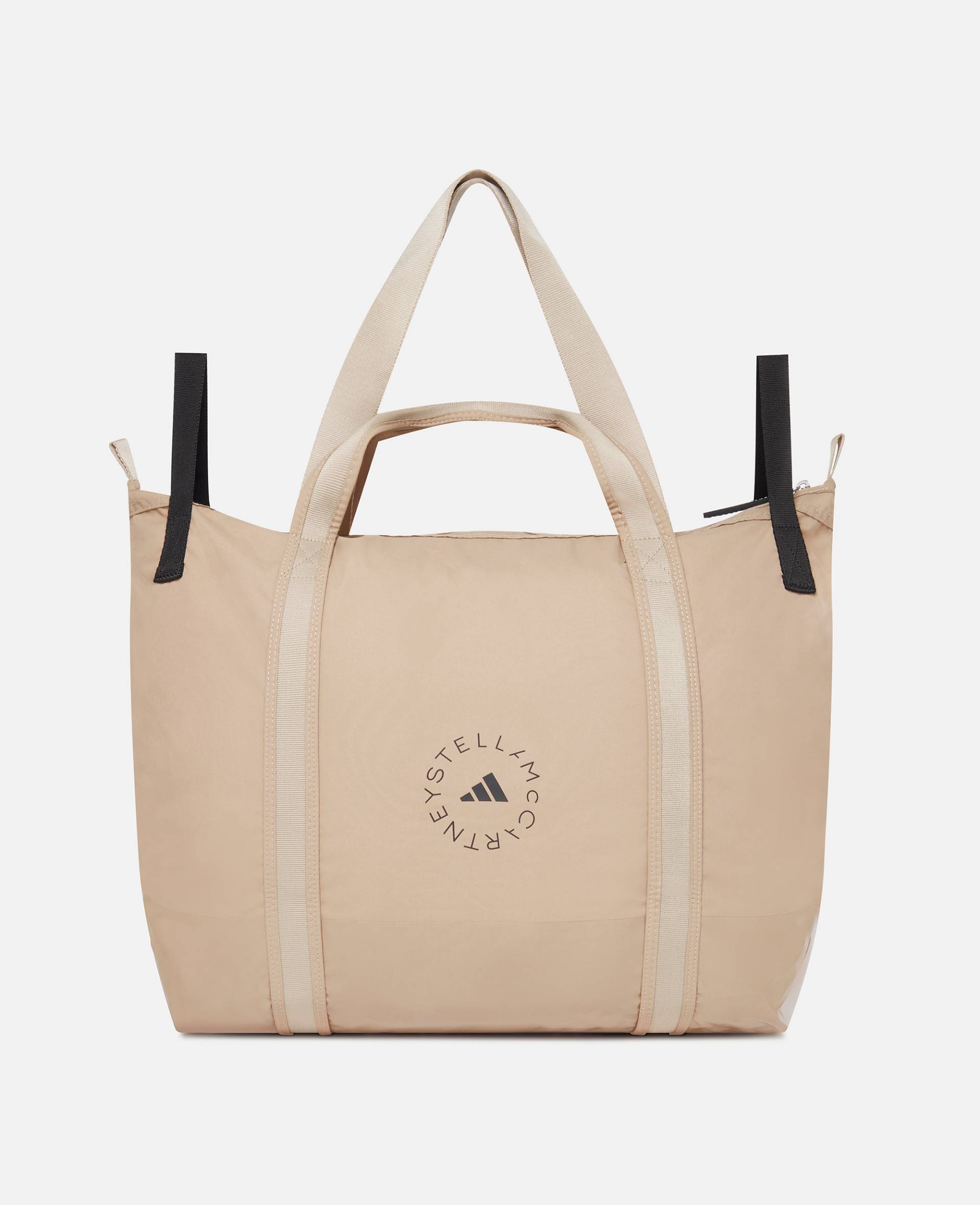 Stella McCartney - Tote Bag mit Logo, Frau, Trace Khaki von Stella McCartney