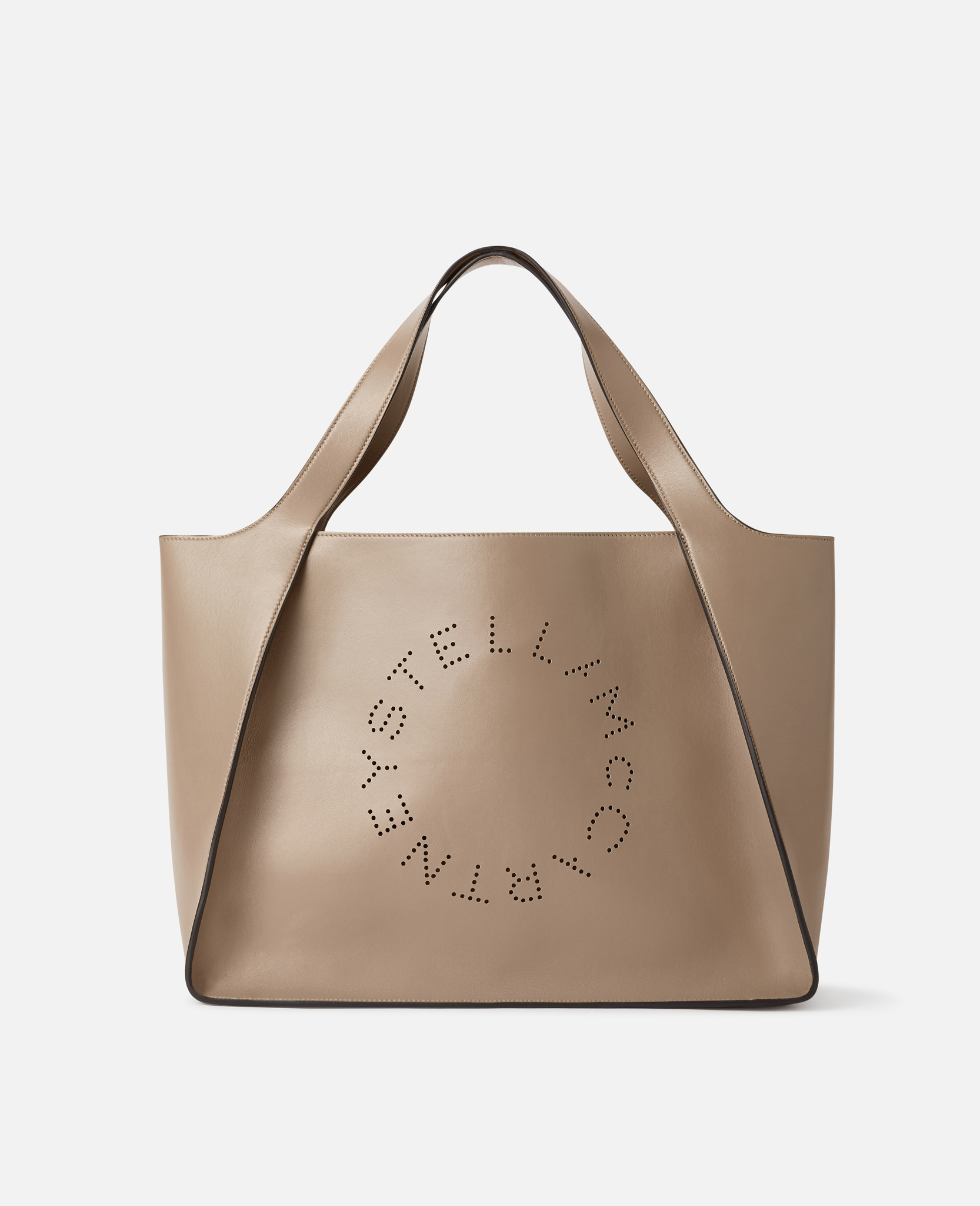 Stella McCartney - Tote Bag mit Logo, Frau, MOSS von Stella McCartney