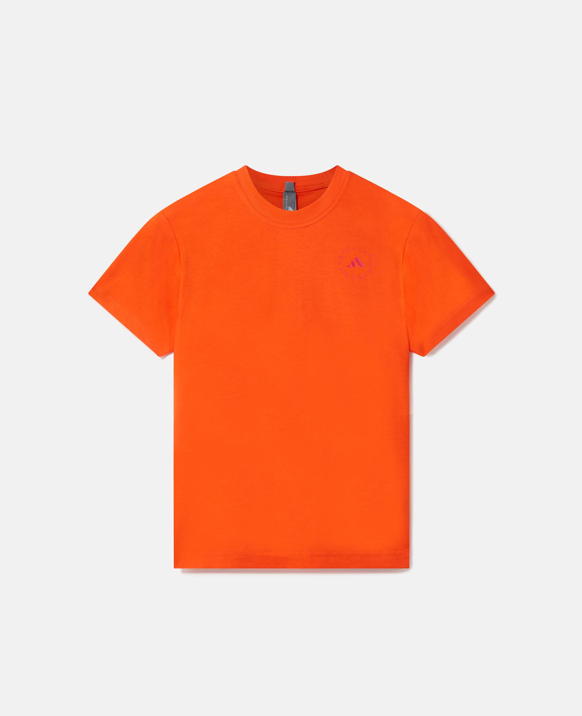 Stella McCartney - TrueCasuals T-Shirt, Frau, Active Orange, Größe: XS von Stella McCartney