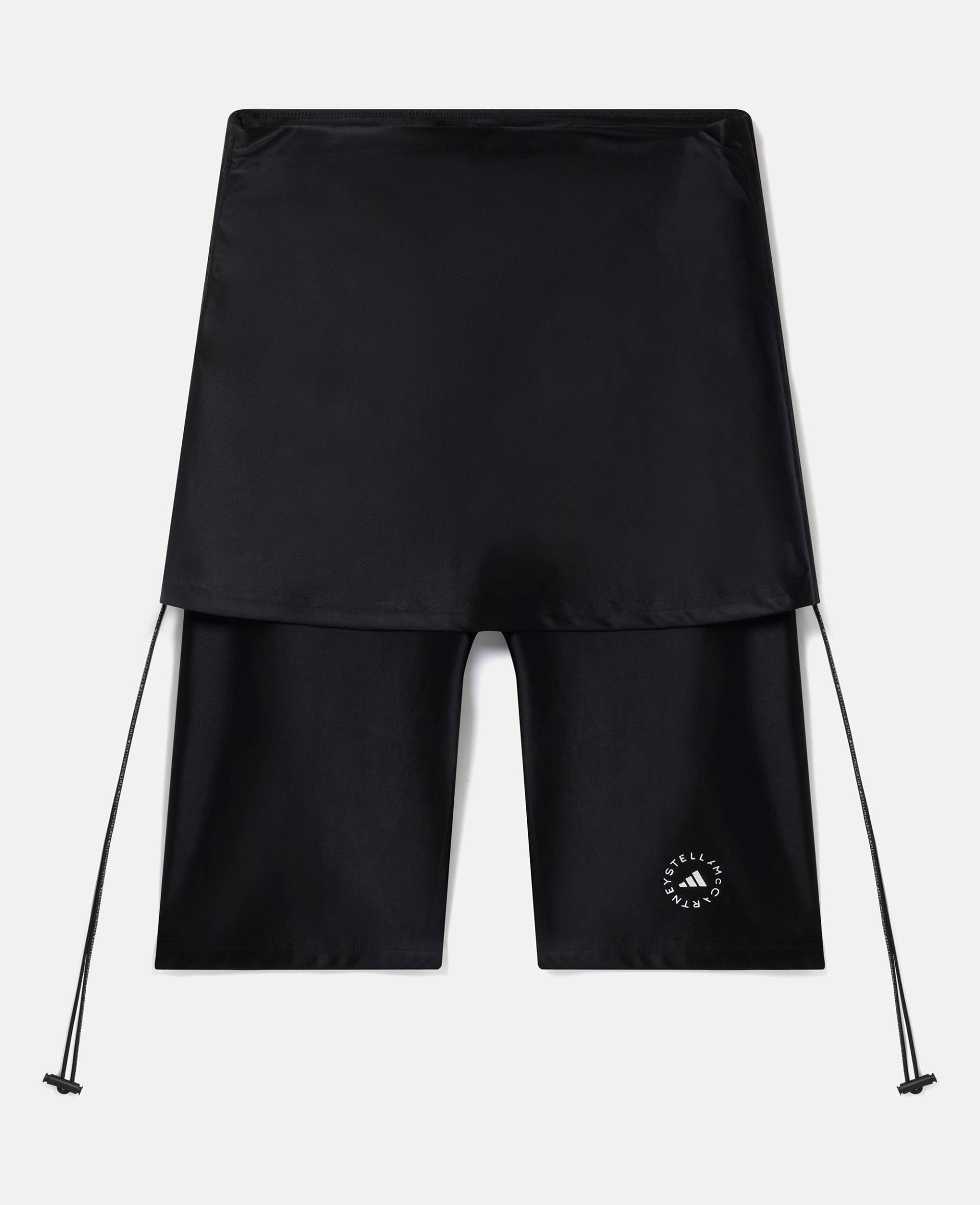 Stella McCartney - TruePurpose Rolltop-Shorts, Frau, Schwarz, Größe: XL von Stella McCartney