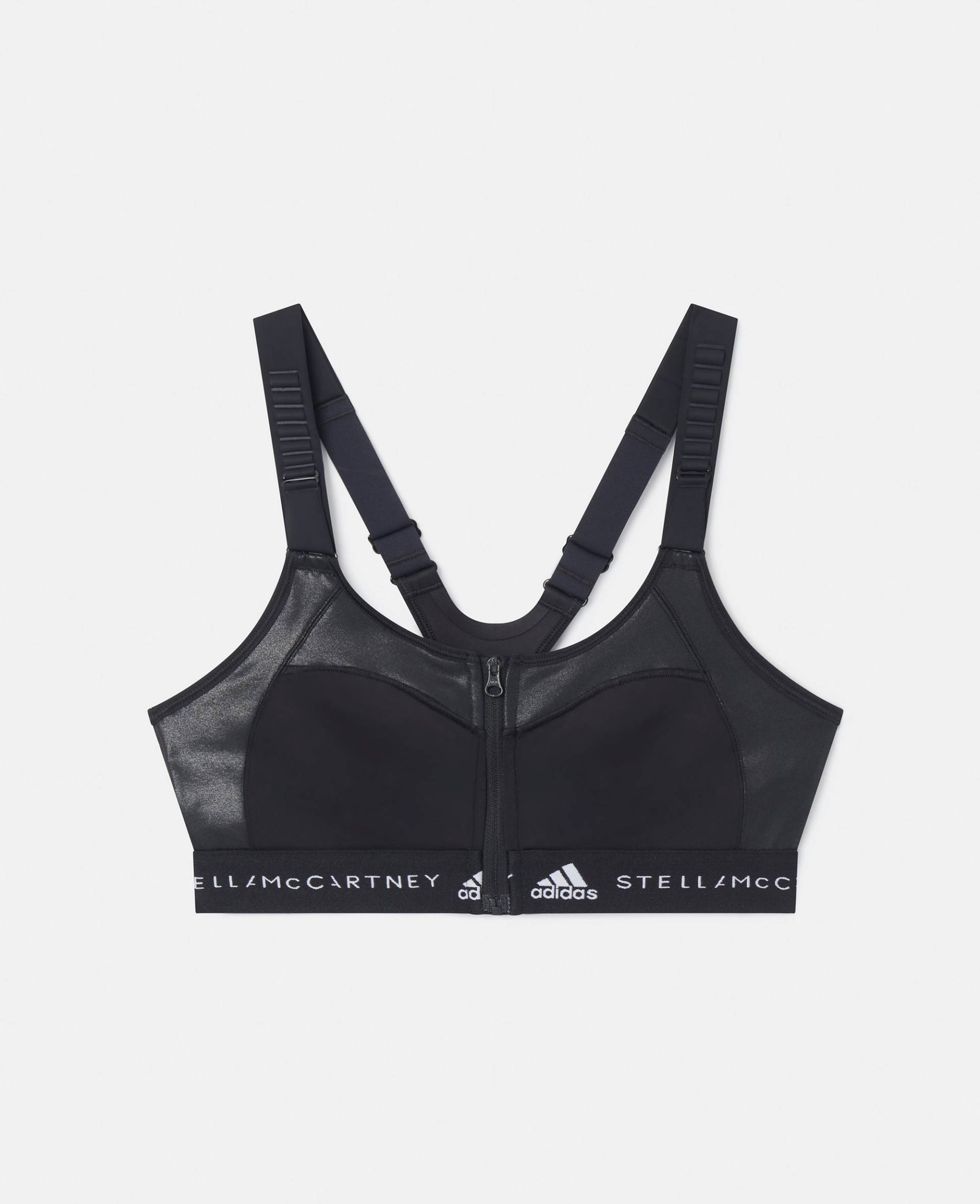 Stella McCartney - TrueStrength Post-Mastektomie Sport-BH mit starkem Halt, Frau, Core Black, Größe: 32AB von Stella McCartney