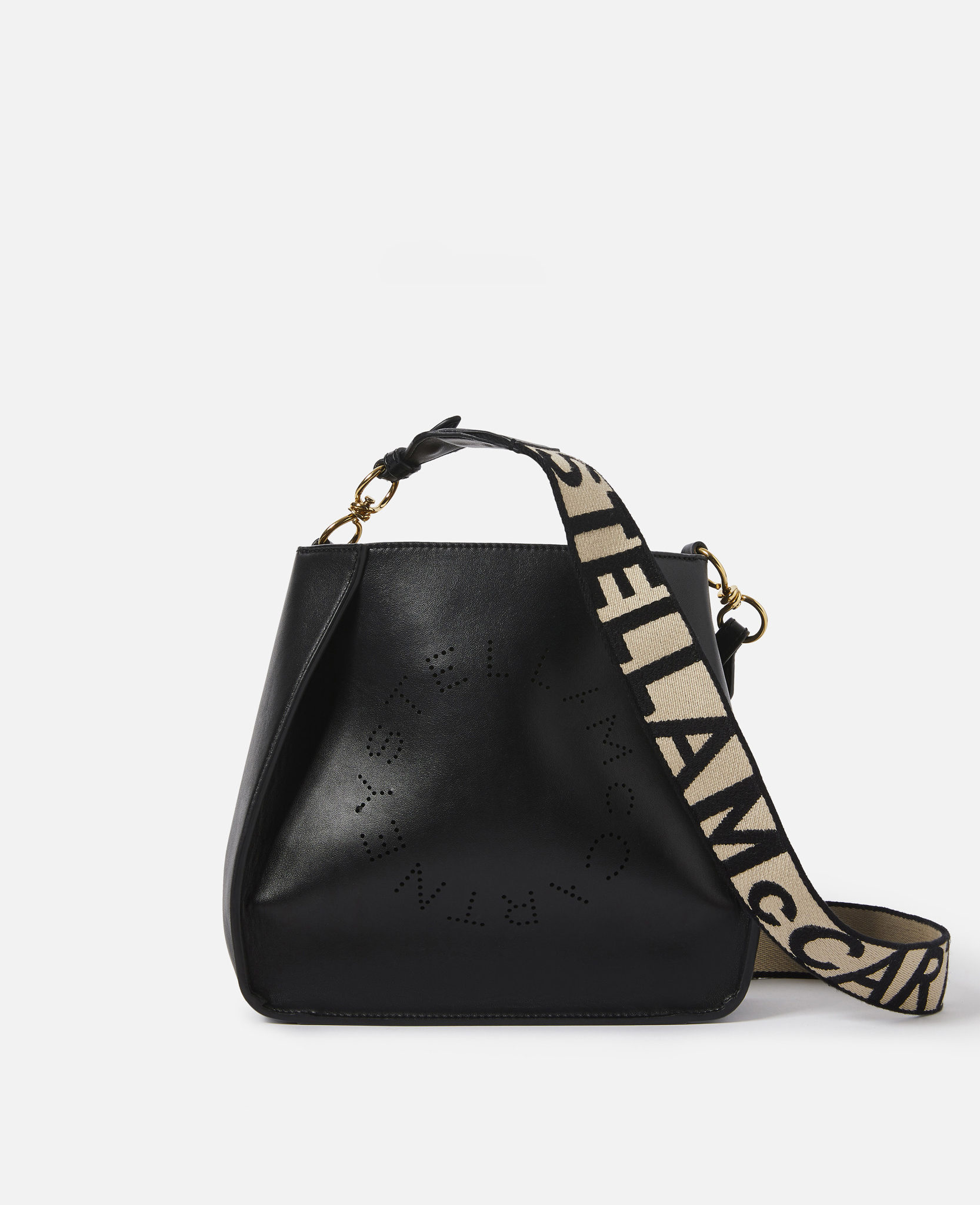 Stella McCartney - Logo Schultertasche, Frau, Schwarz von Stella McCartney