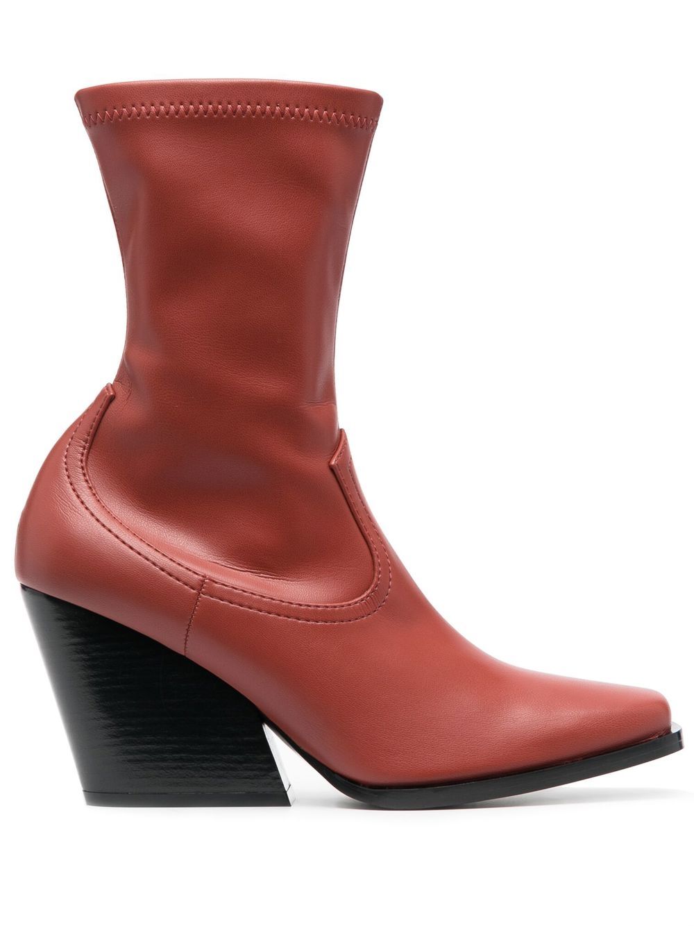 Stella McCartney Stiefeletten im Western-Look - Rot von Stella McCartney