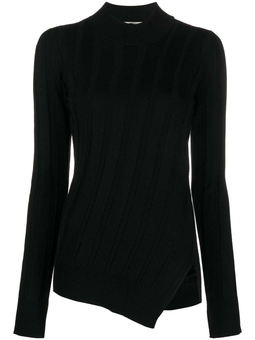 Stella McCartney Pullover mit asymmetrischem Saum - Schwarz von Stella McCartney