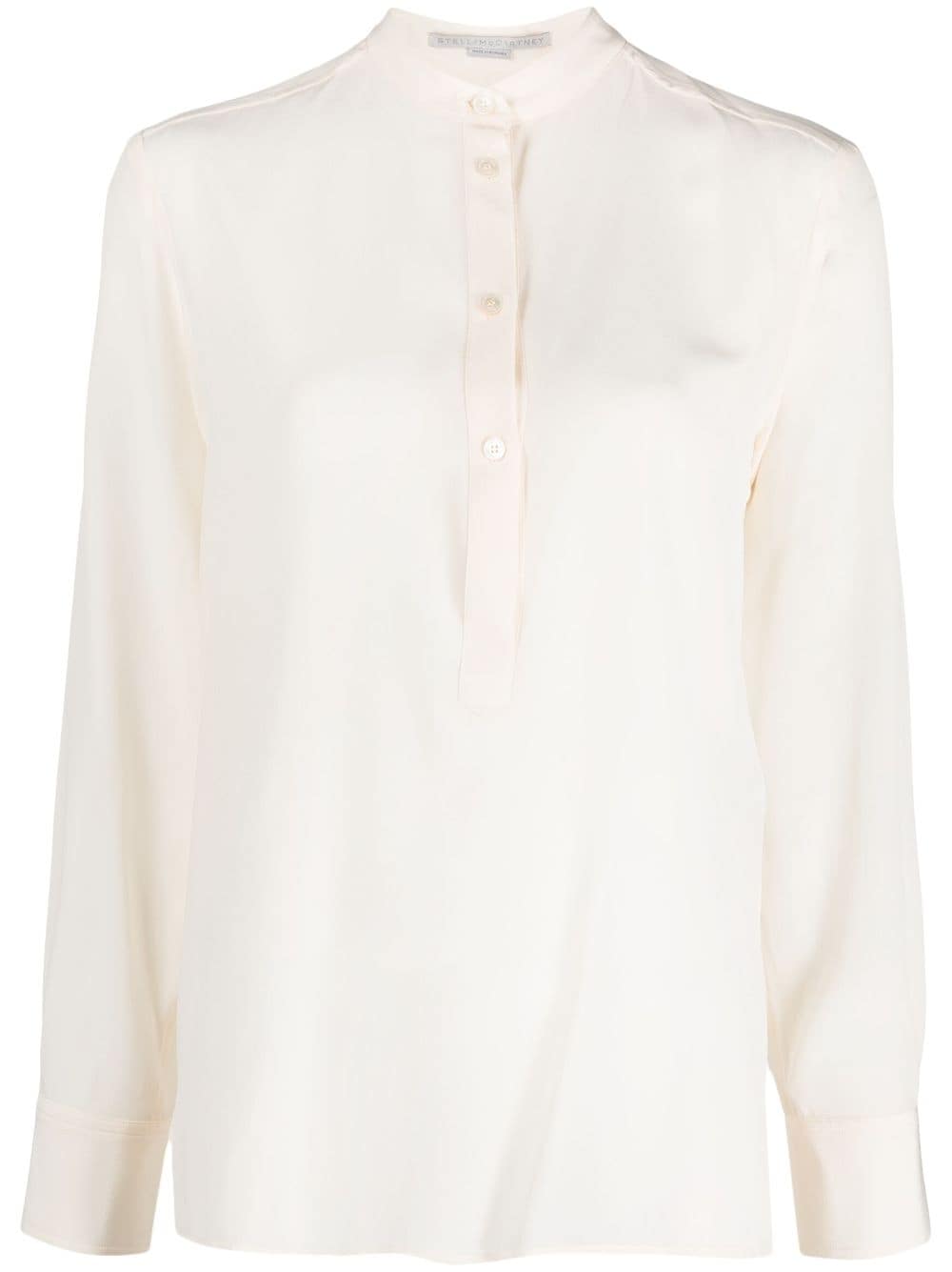 Stella McCartney Bluse mit Stehkragen - Nude von Stella McCartney