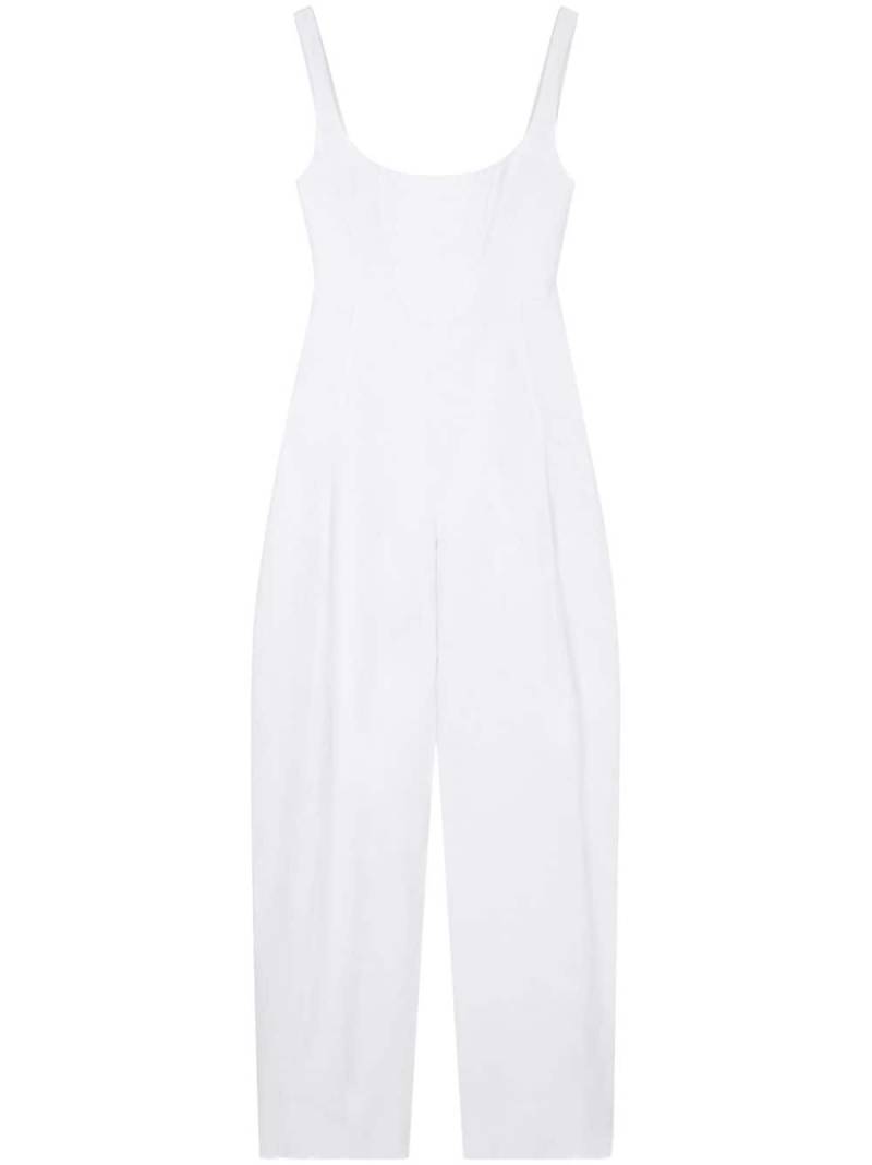 Stella McCartney Weiter Jumpsuit mit Corsage - Weiß von Stella McCartney