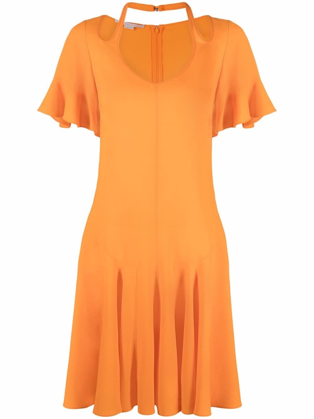 Stella McCartney Kleid mit V-Ausschnitt - Orange von Stella McCartney