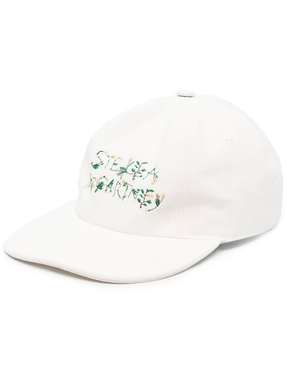 Stella McCartney Baseballkappe mit Blumen-Print - Weiß von Stella McCartney