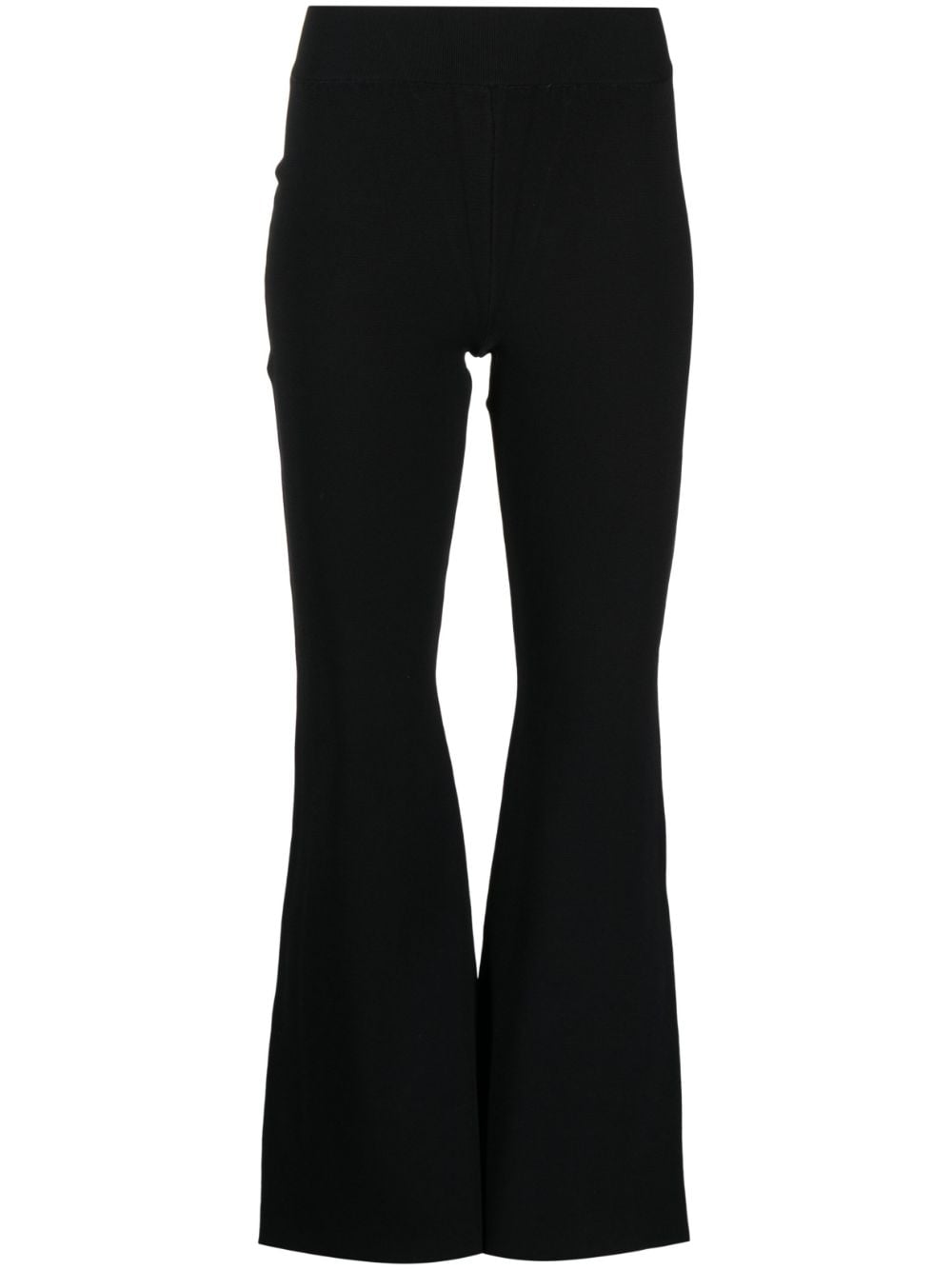 Stella McCartney Ausgestellte Strickhose - Schwarz von Stella McCartney