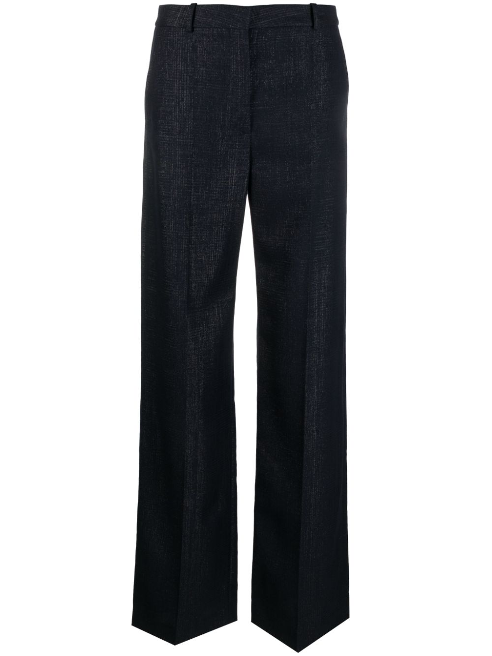 Stella McCartney Gerade Hose mit hohem Bund - Blau von Stella McCartney