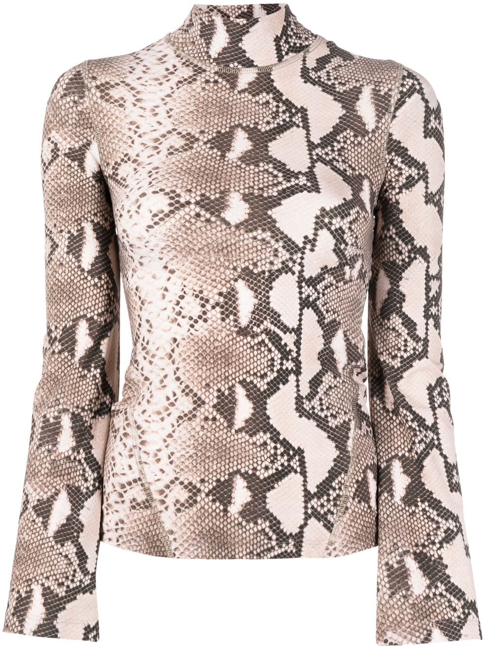 Stella McCartney Oberteil mit Print - Braun von Stella McCartney