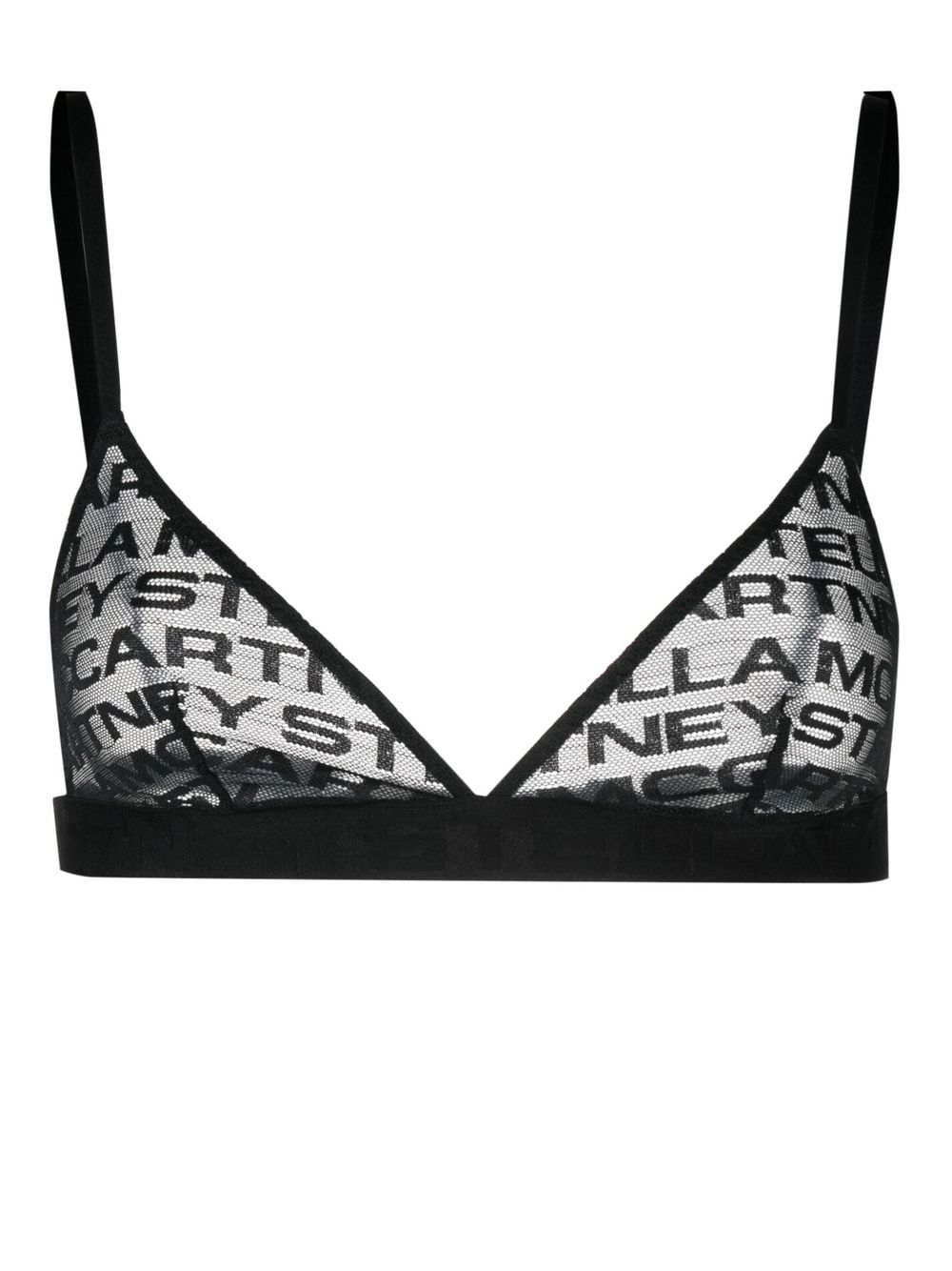 Stella McCartney BH mit Logo - Schwarz von Stella McCartney