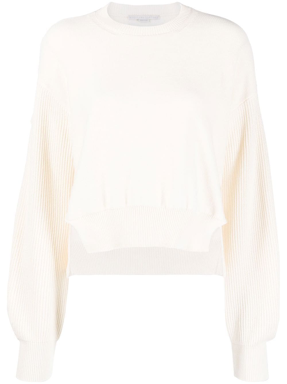 Stella McCartney Pullover mit Logo-Patch - Nude von Stella McCartney