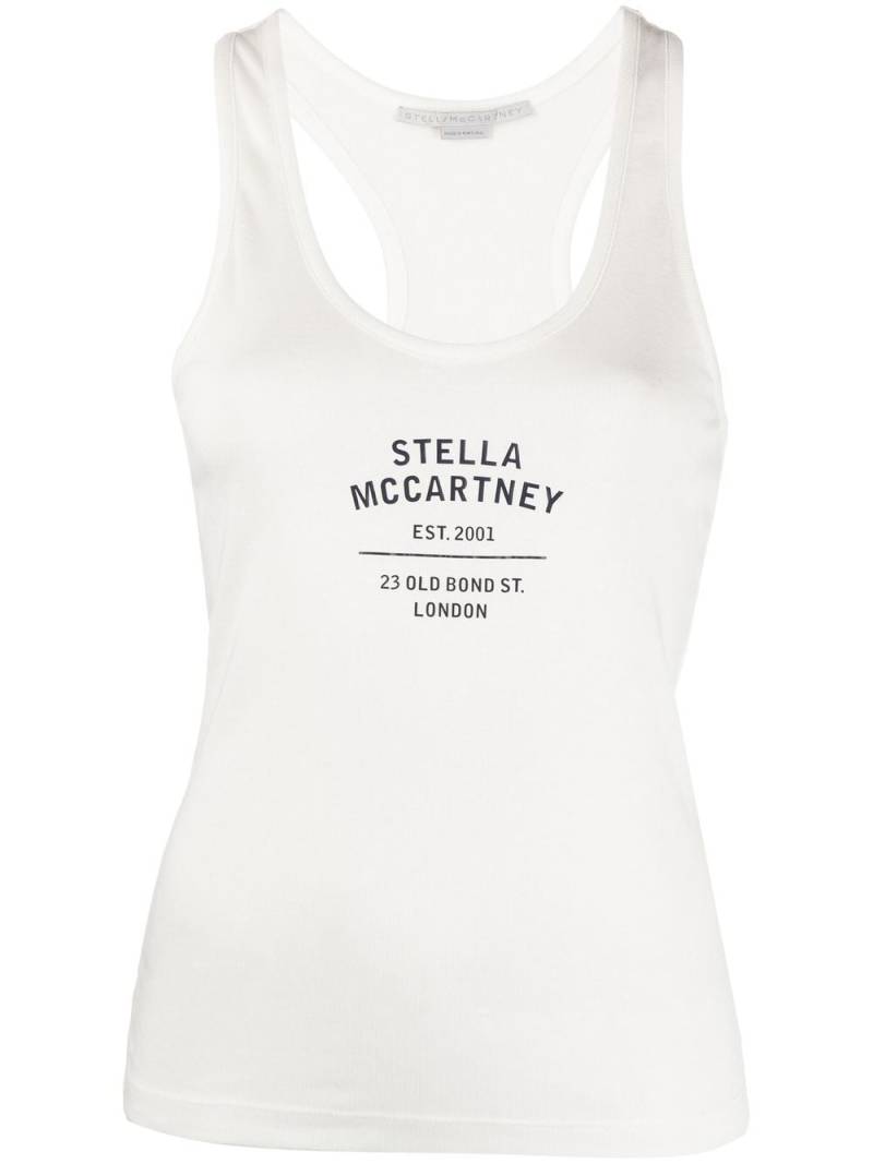 Stella McCartney Tanktop mit Racerback - Weiß von Stella McCartney