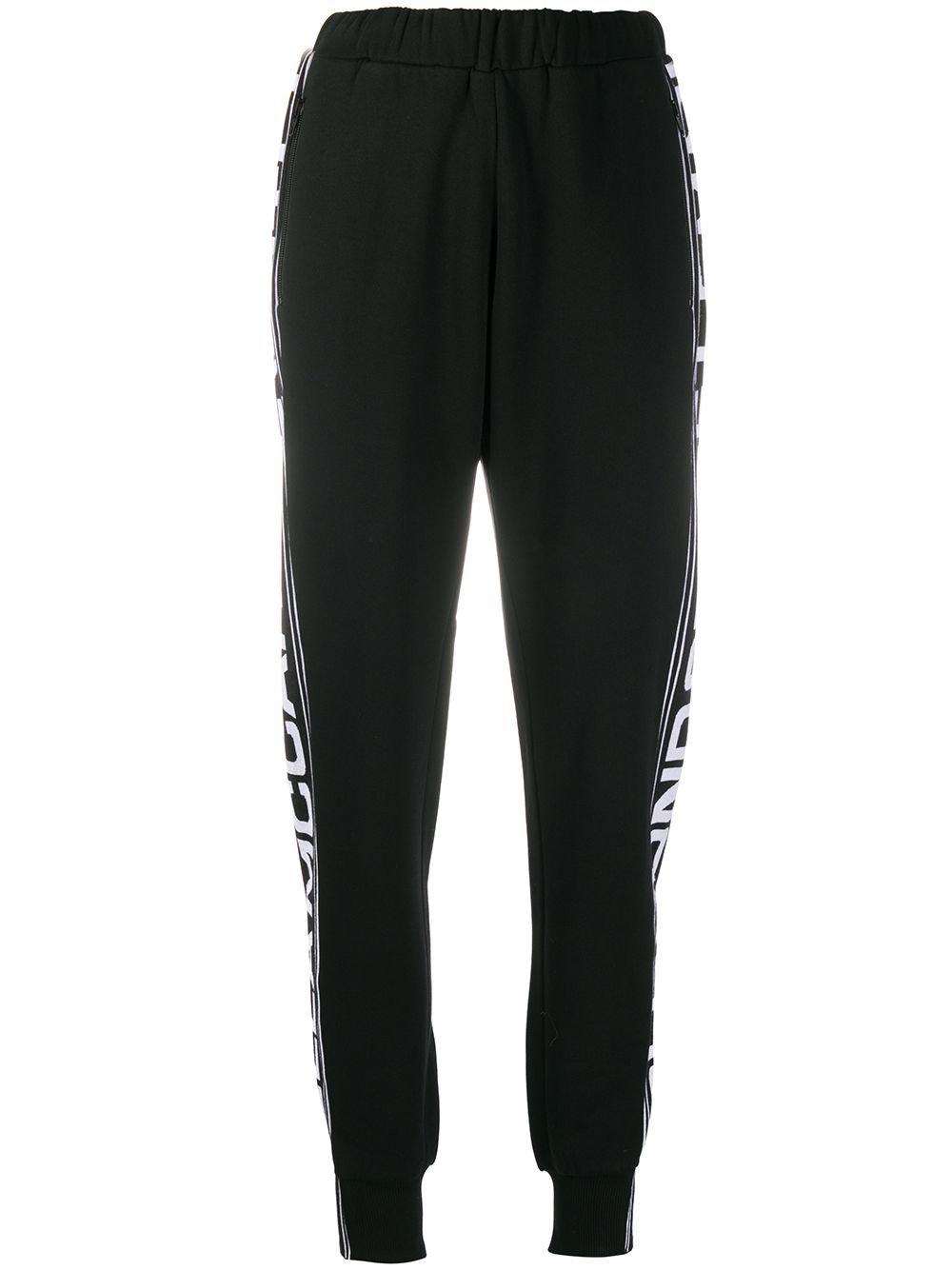 Stella McCartney Jogginghose mit Logo-Streifen - Schwarz von Stella McCartney