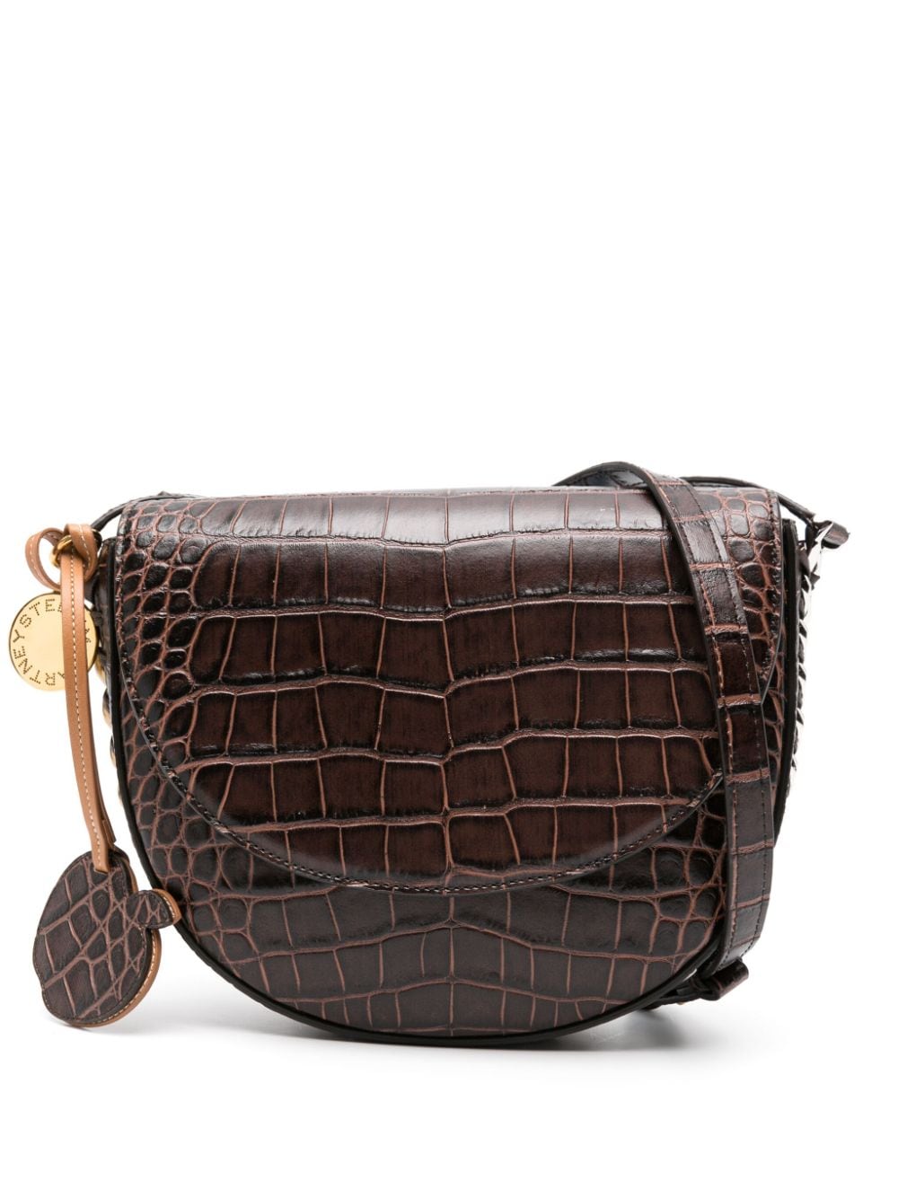 Stella McCartney Schultertasche mit Kroko-Effekt - Braun von Stella McCartney