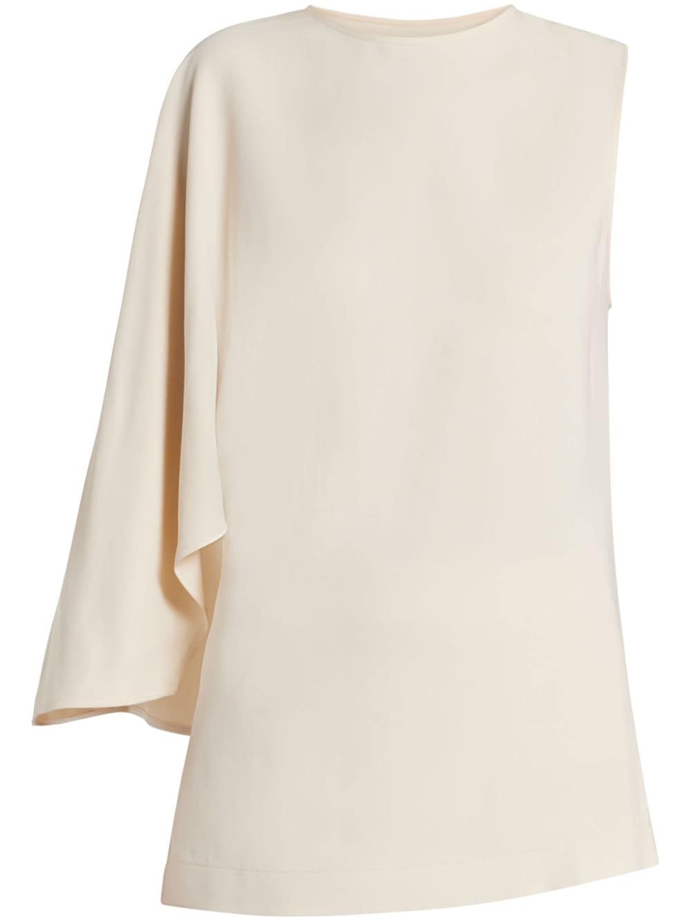 Stella McCartney Asymmetrisches Top - Nude von Stella McCartney