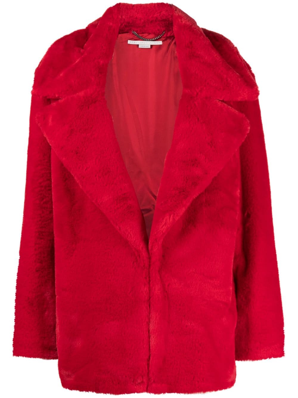 Stella McCartney Mantel mit Oversized-Kragen - Rot von Stella McCartney