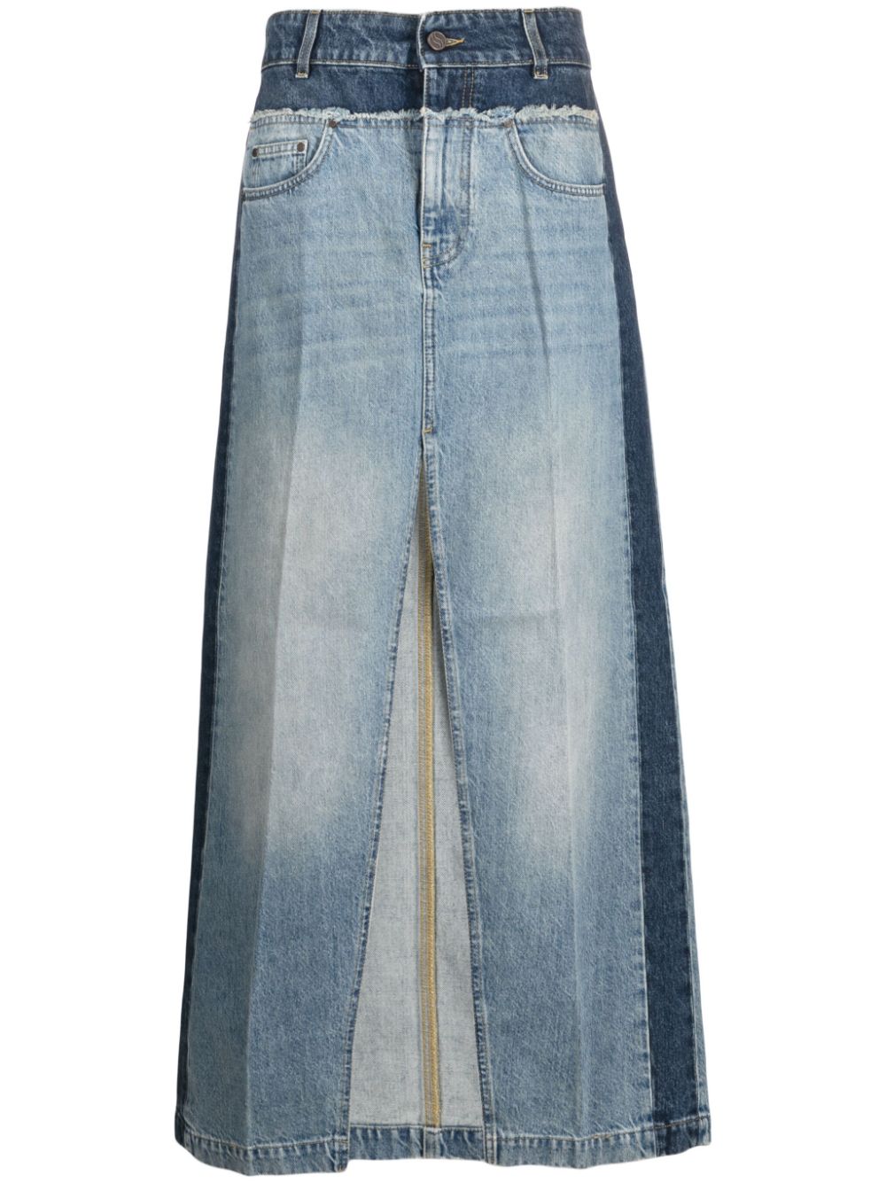 Stella McCartney Jeans-Maxirock mit Einsätzen - Blau von Stella McCartney