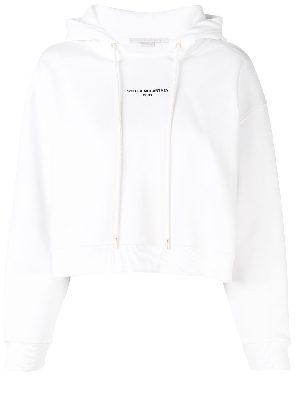 Stella McCartney Kapuzenpullover mit Logo-Print - Weiß von Stella McCartney